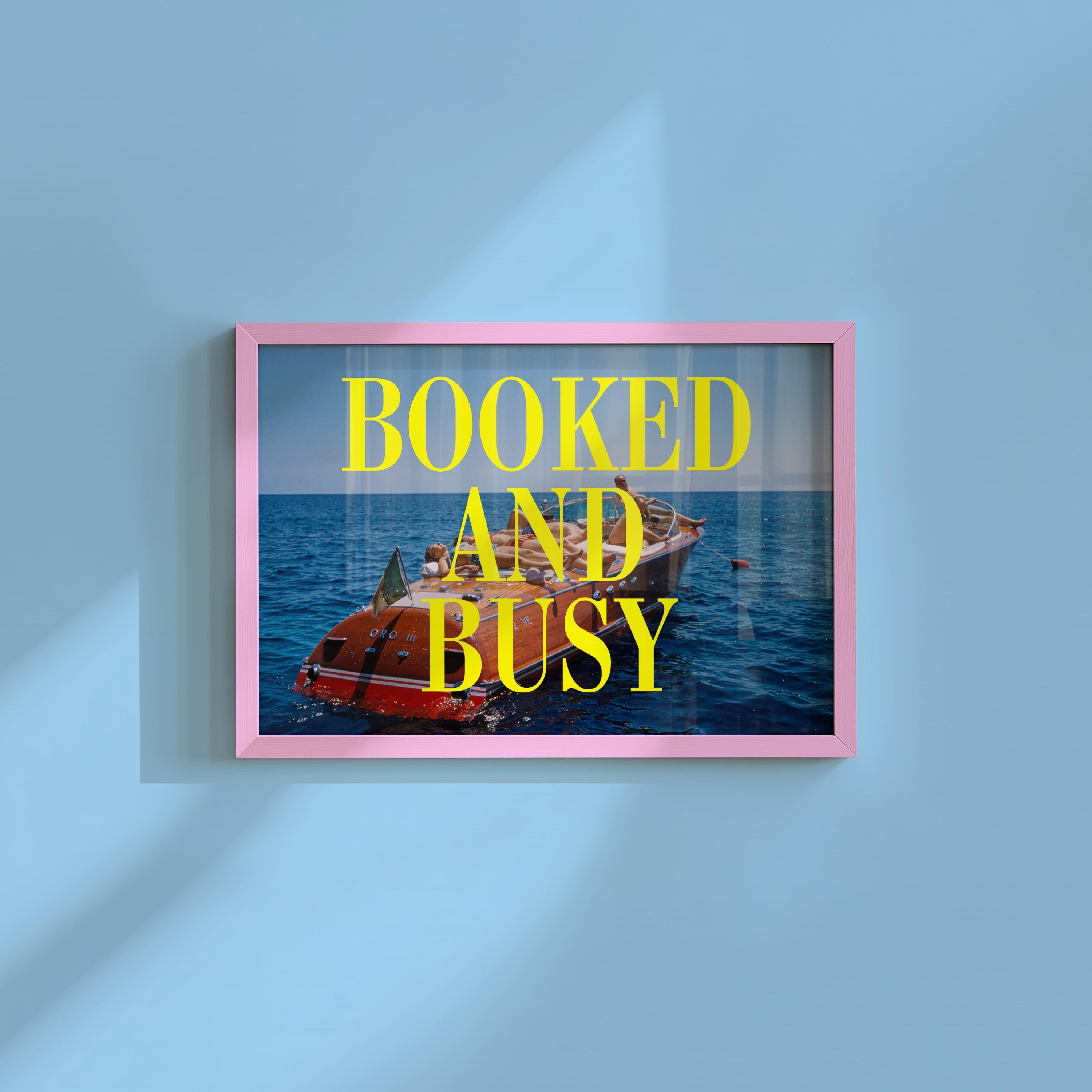 Booked and Busy Capri Digital Art Print