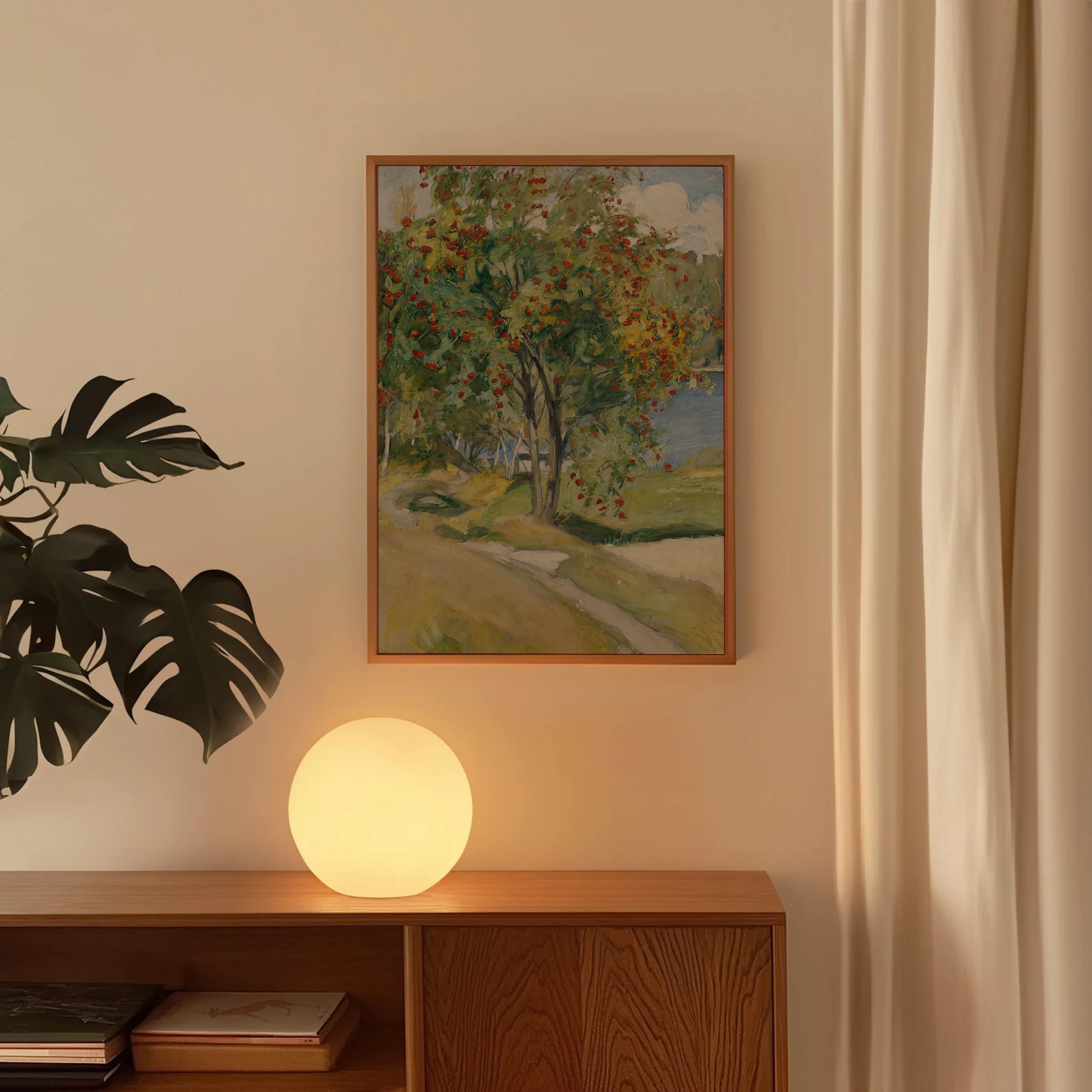 Vintage Abstract Landscape Digital Print, Neutral Warm Tones Large Wall Art, Downloadable Oil Painting Decor, Modern Home Decor