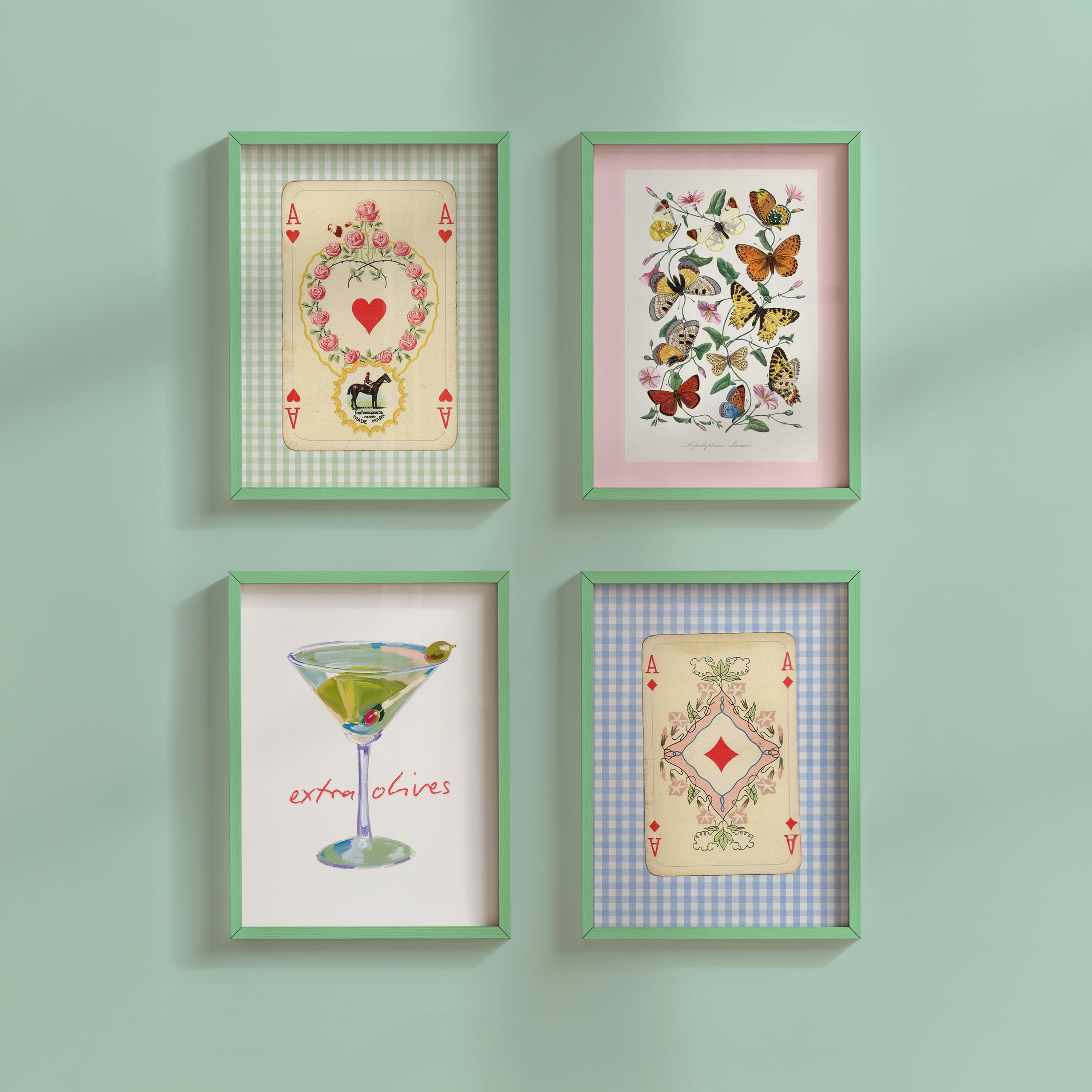 Gallery Wall Set of 4 Digital Art Prints