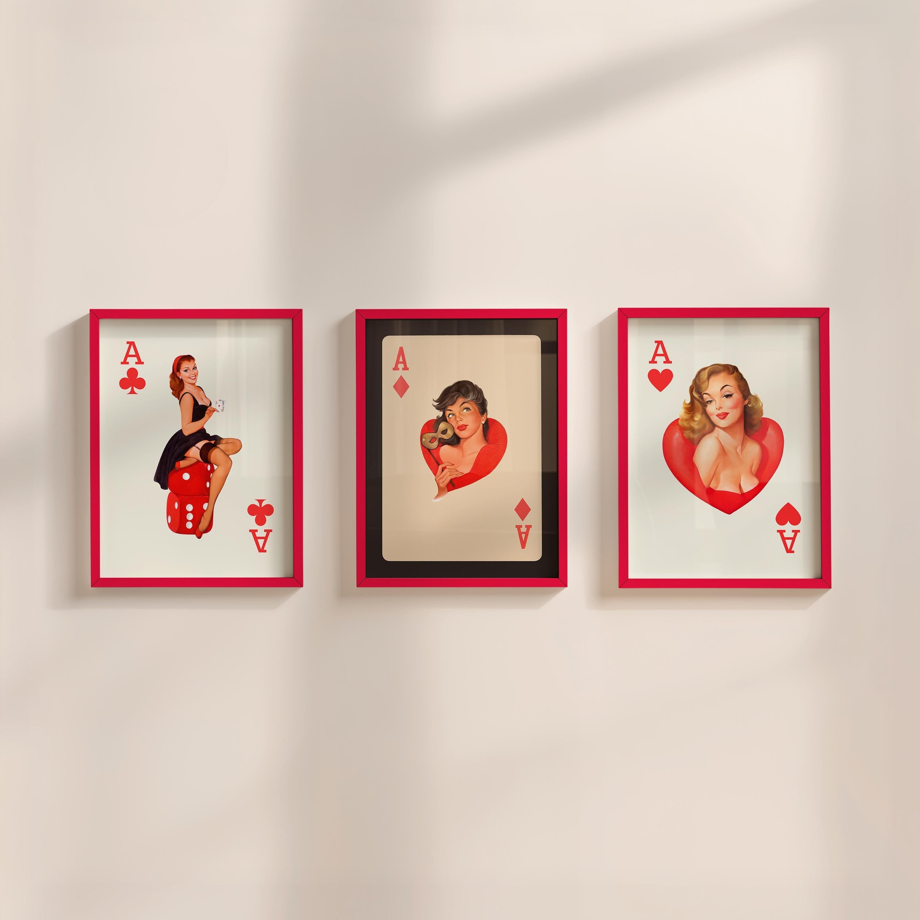 Gallery Wall Set of 3 Digital Art Prints