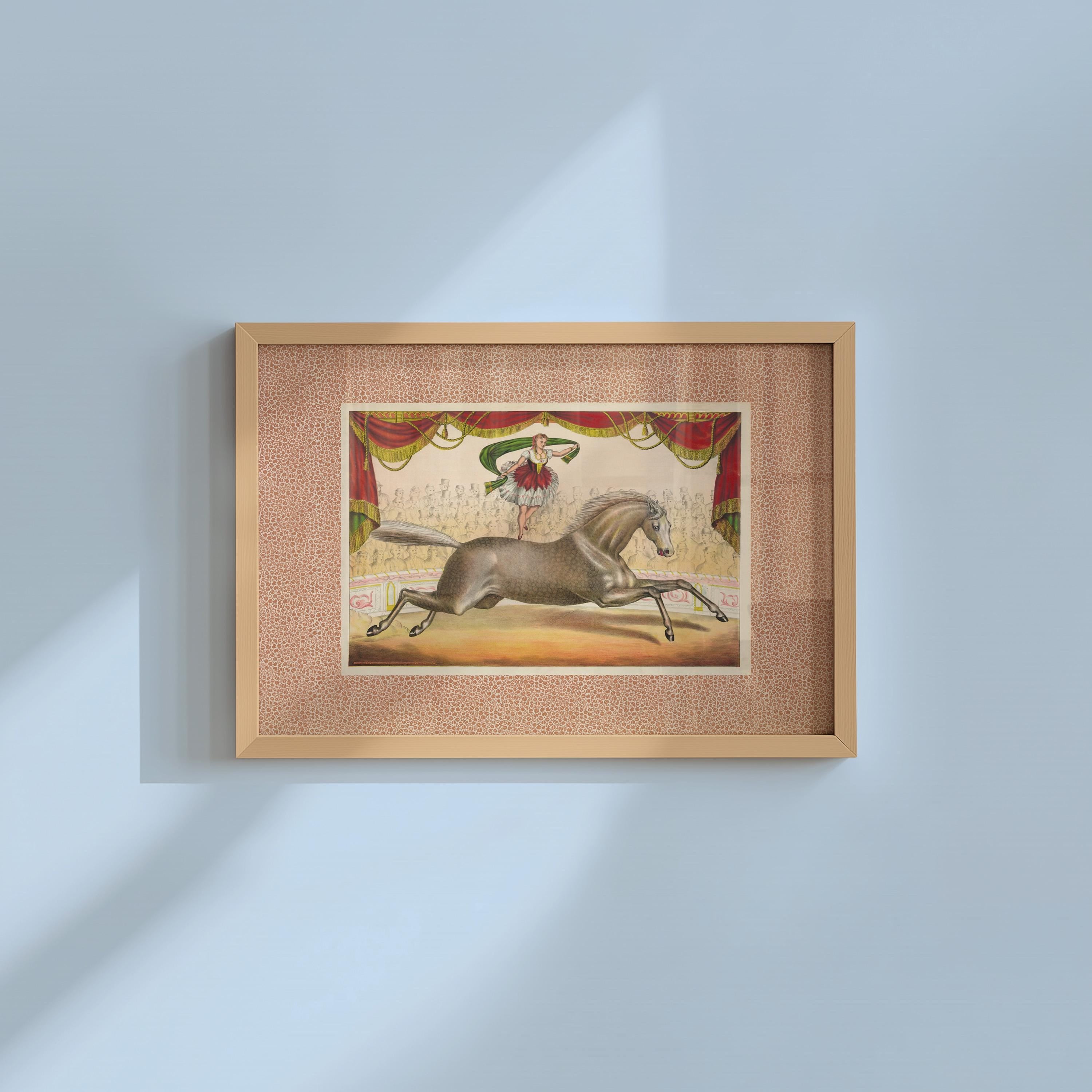 Circus Horizontal Digital Download, kids room, retro kids decor, girls room decor, baby wall art illustration, vintage nursery, playroom