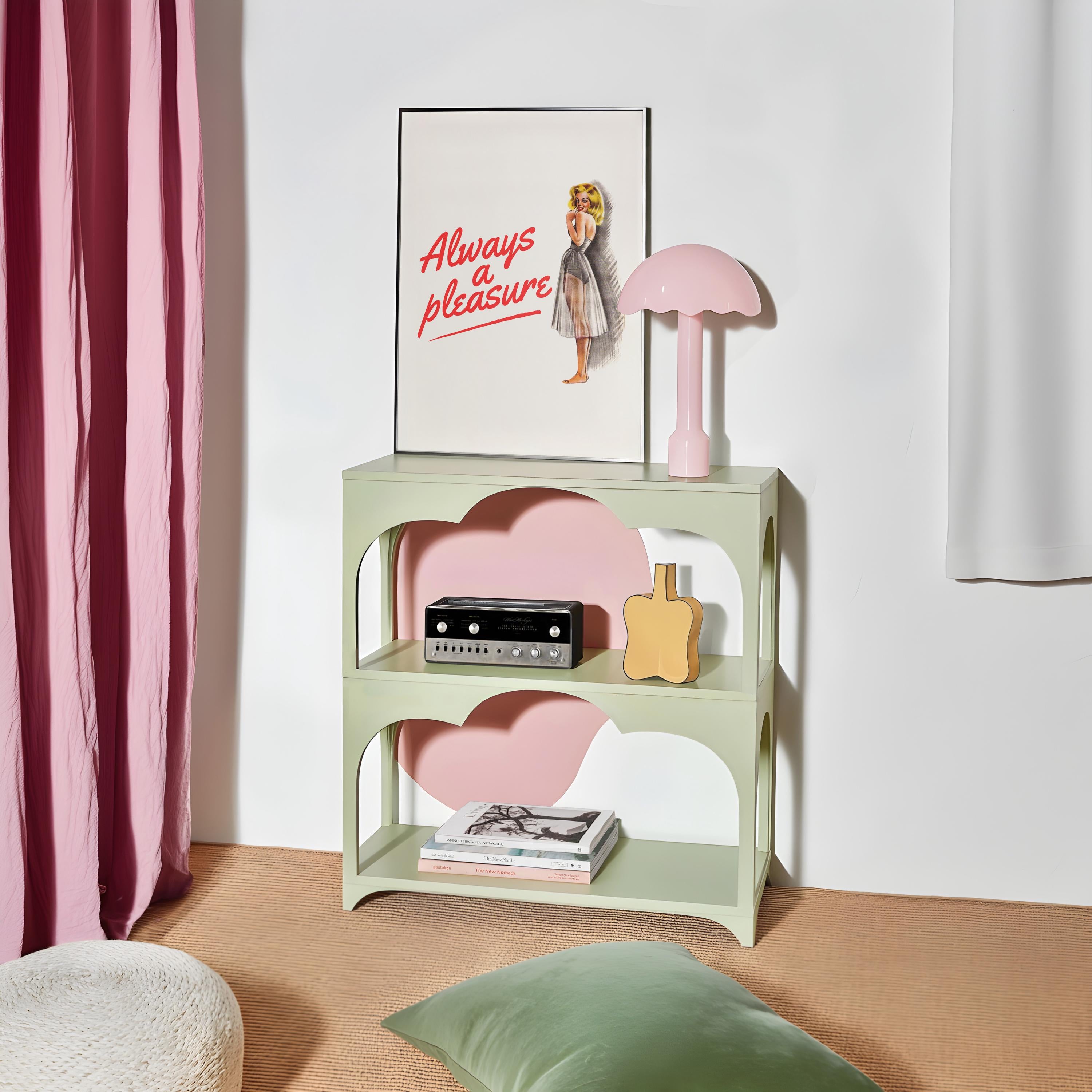 Retro Woman Art Print: Always a Pleasure, Funny Quote, Trendy Vintage Decor (Digital Download)
