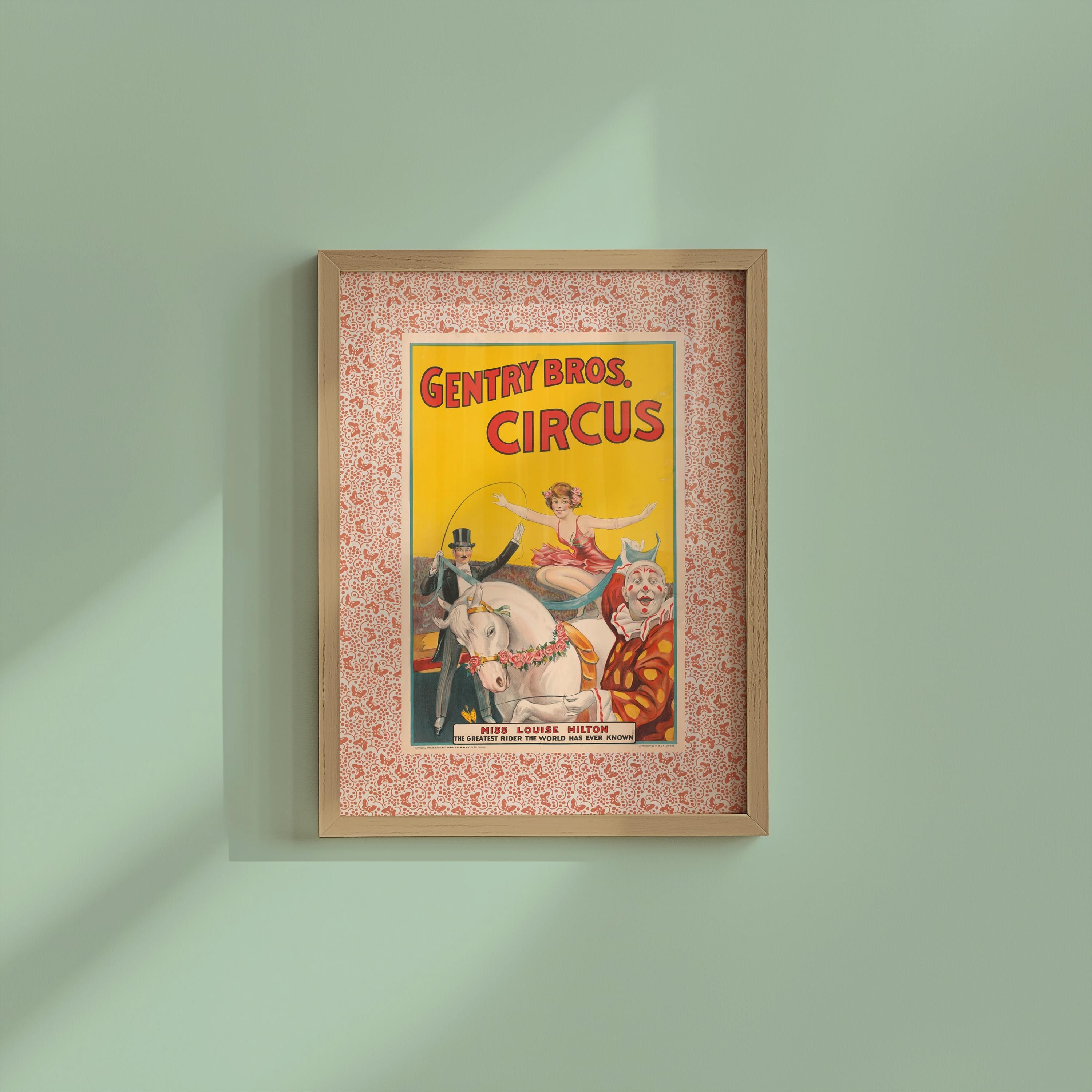 Circus print, children's circus theme decor, nursery decor, perfect birthday gift or wall decor, Circus poster, Vintage decor