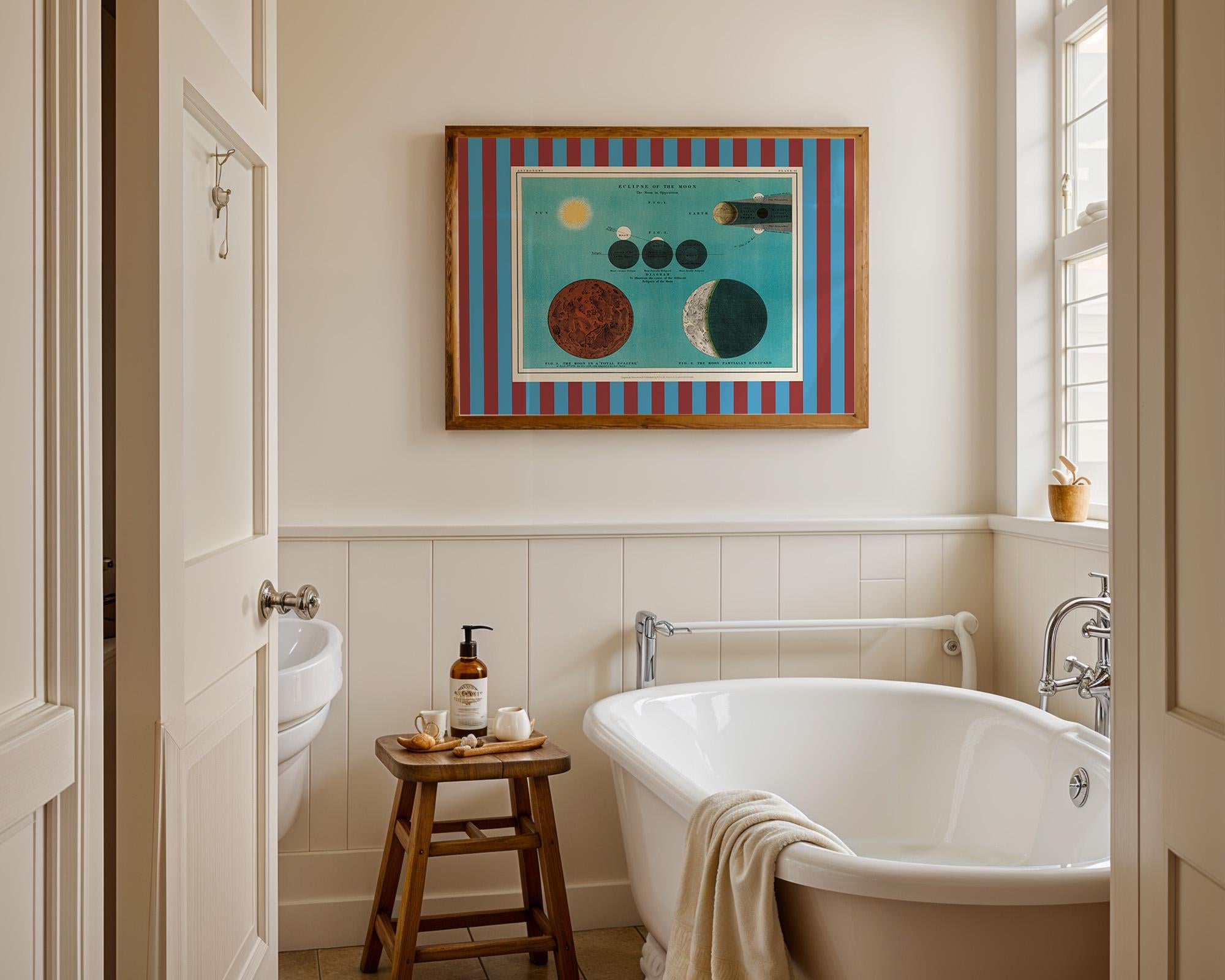 Planets Nursery Art Print: Eclectic Kids Room Decor (Digital Download)