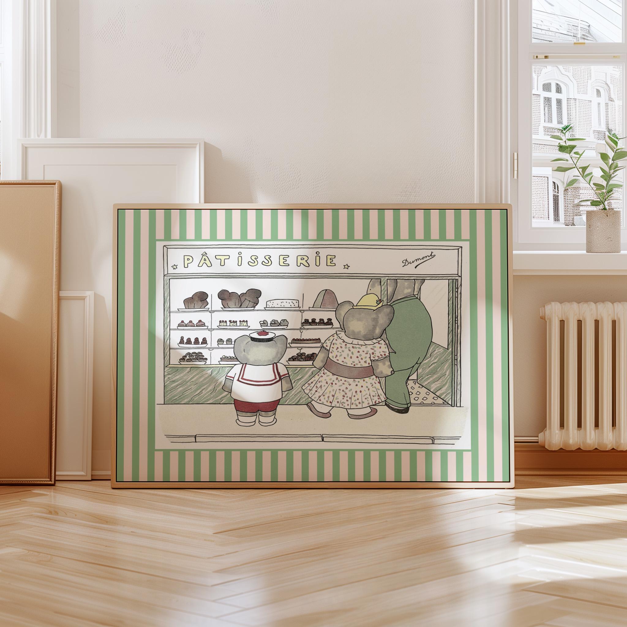 Babar Elephant Prints: Kids Room Wall Art (Digital Download, 15 Piece Set), Nursery art prints, nursery decor, kids room bold decor