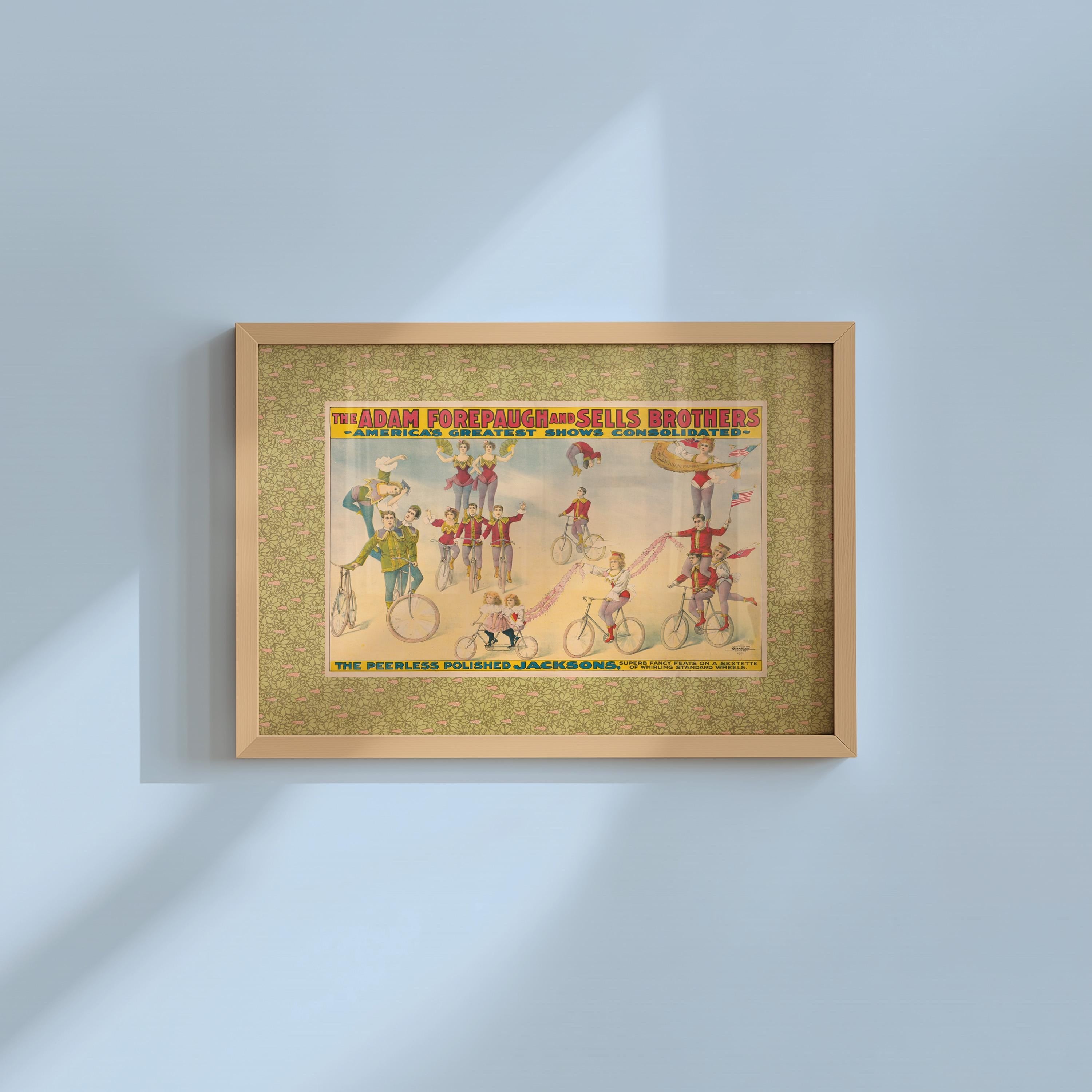 Circus Horizontal Digital Download, kids room, retro kids decor genre neutral baby wall art illustration, vintage nursery, playroom