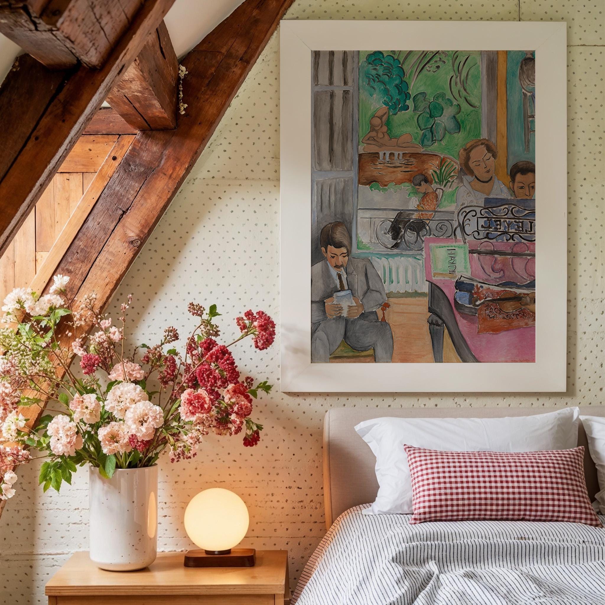 The Music Lesson by Henri Matisse, Vintage Interior Print, Mid Century Modern Wall Art, Gallery Decor, Art Lovers, Digital Download