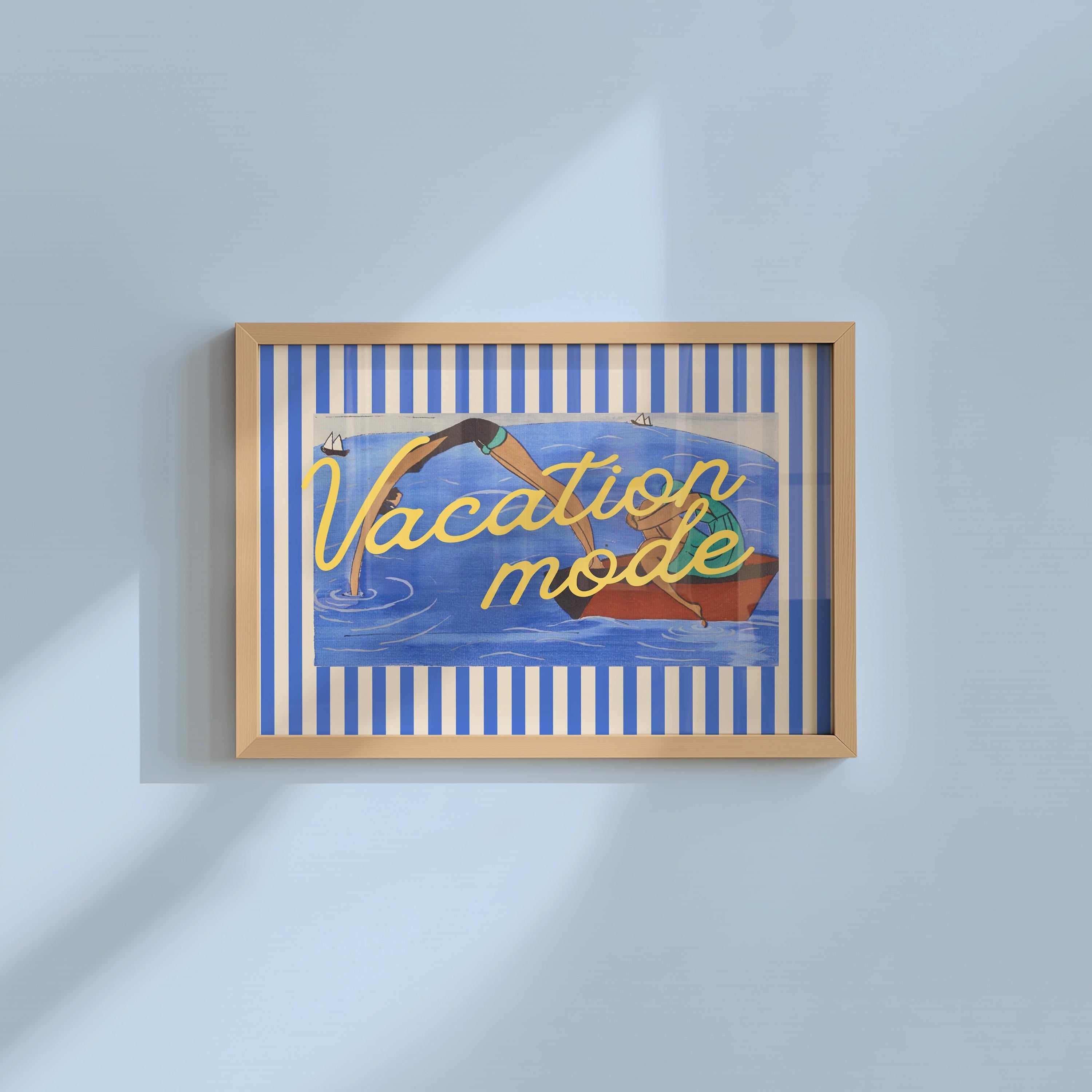 trendy coastal wall art, blue typography poster, beachy house decor, ocean wall art, girly aesthetic decor, digital download