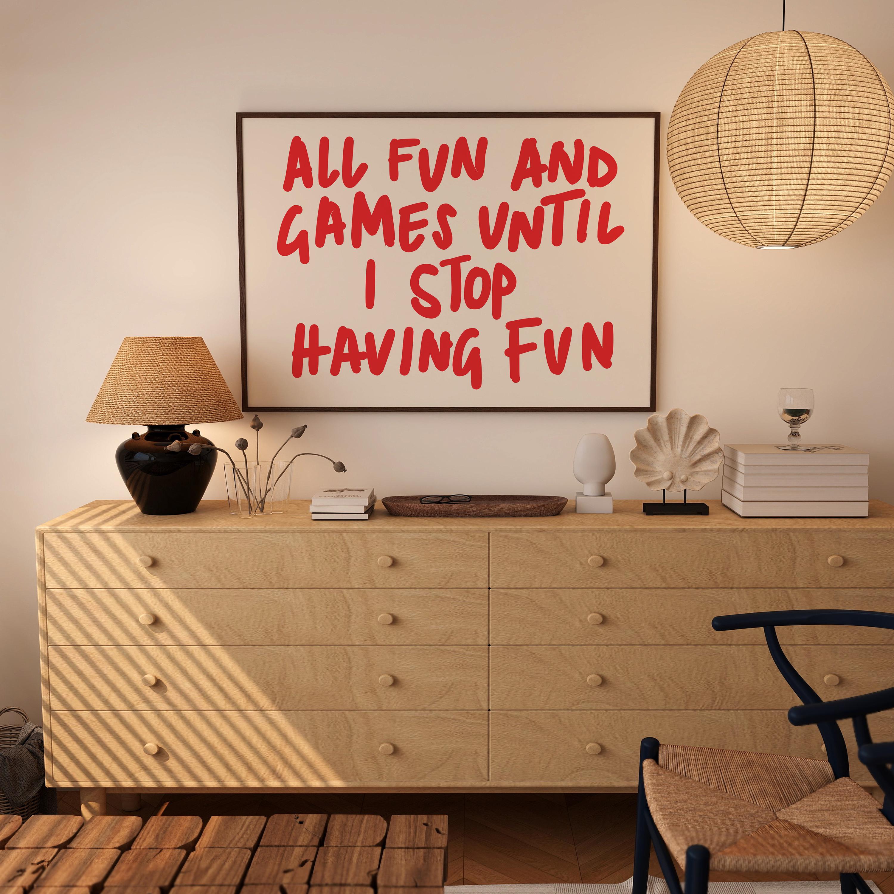 Retro Wall Art, Trendy Print, Retro Poster, Digital Print, Red Poster, Dorm Decor, Typography, Printable Art, Handwriting decor, funny art