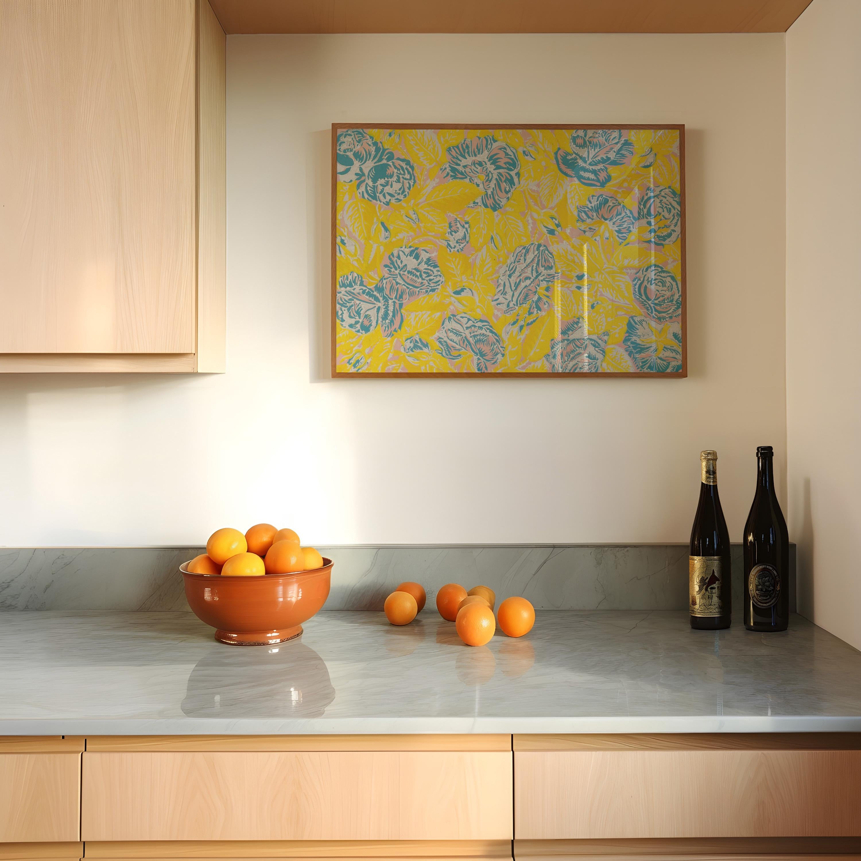 Yellow Papier Horizontal Art Print (Digital Download)