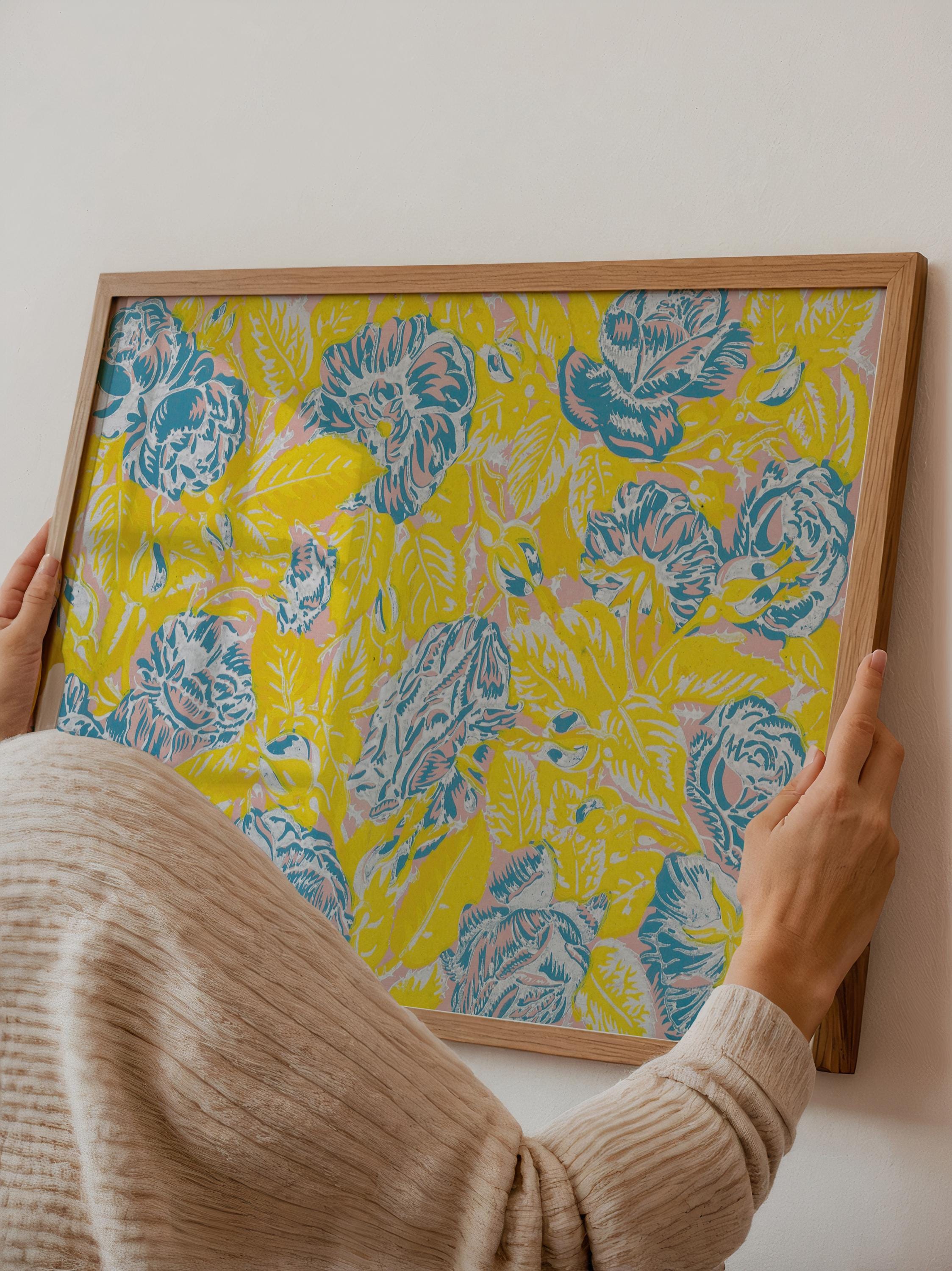 Yellow Papier Horizontal Art Print (Digital Download)