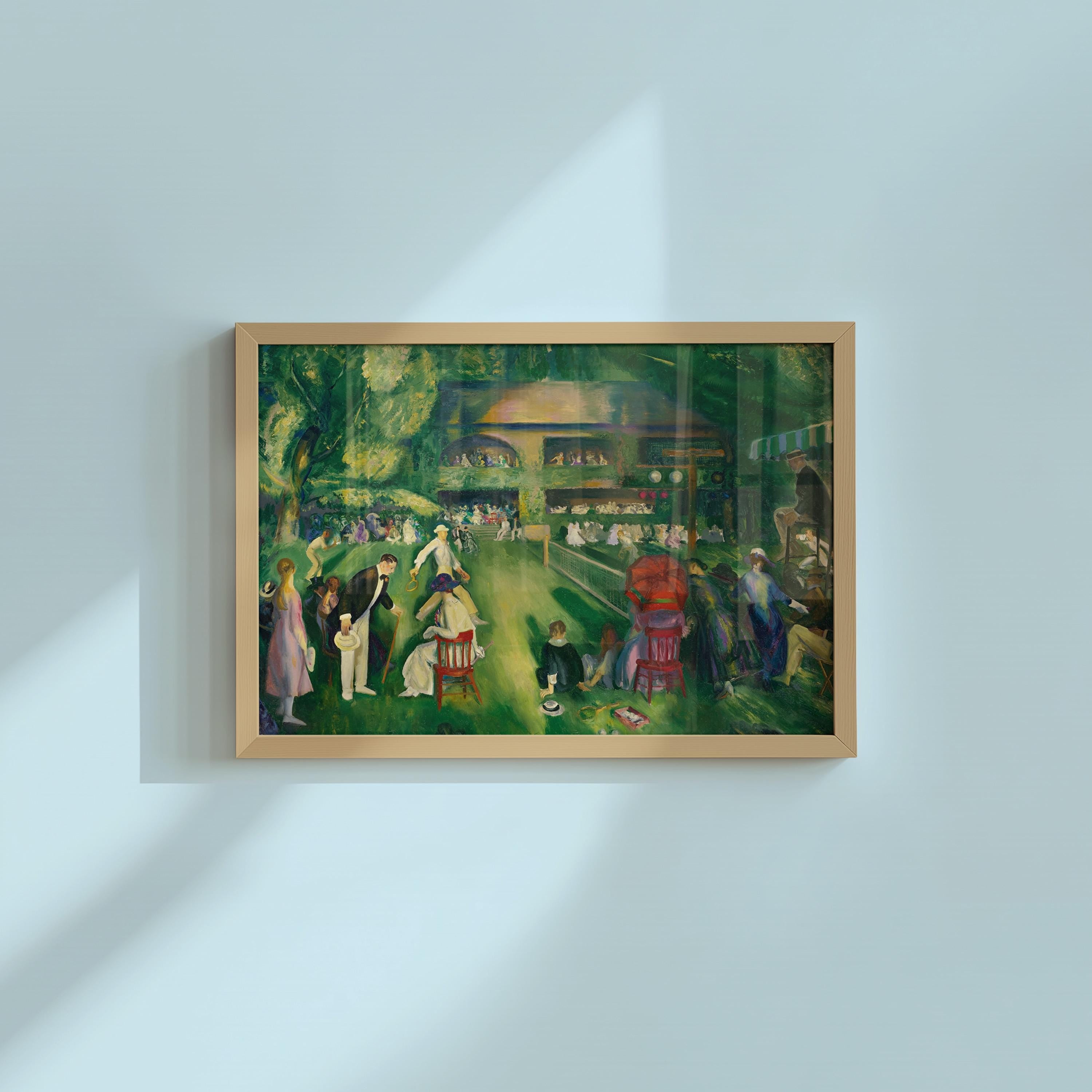 Tennis at Newport Horizontal Art Print (Digital Download)