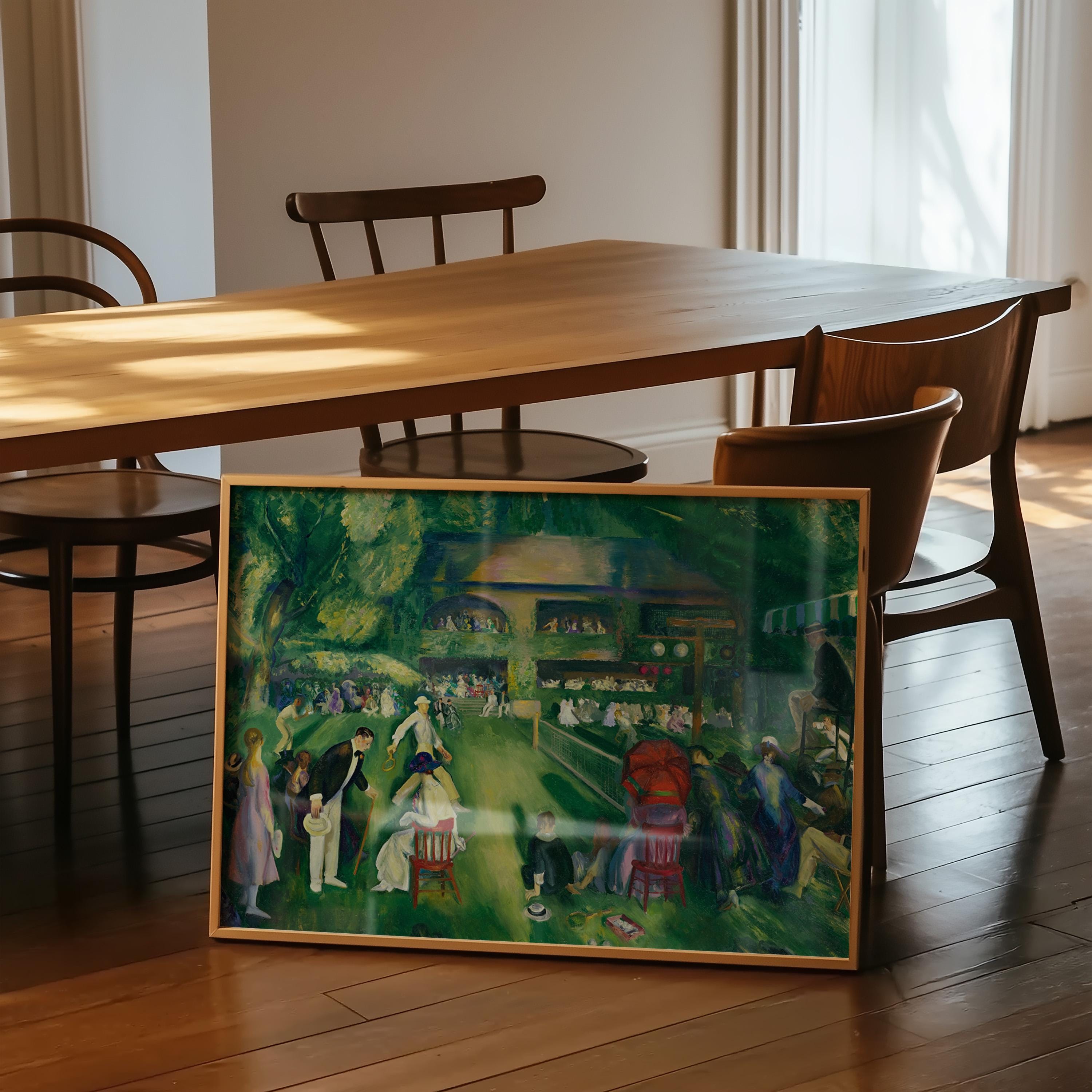Tennis at Newport Horizontal Art Print (Digital Download)