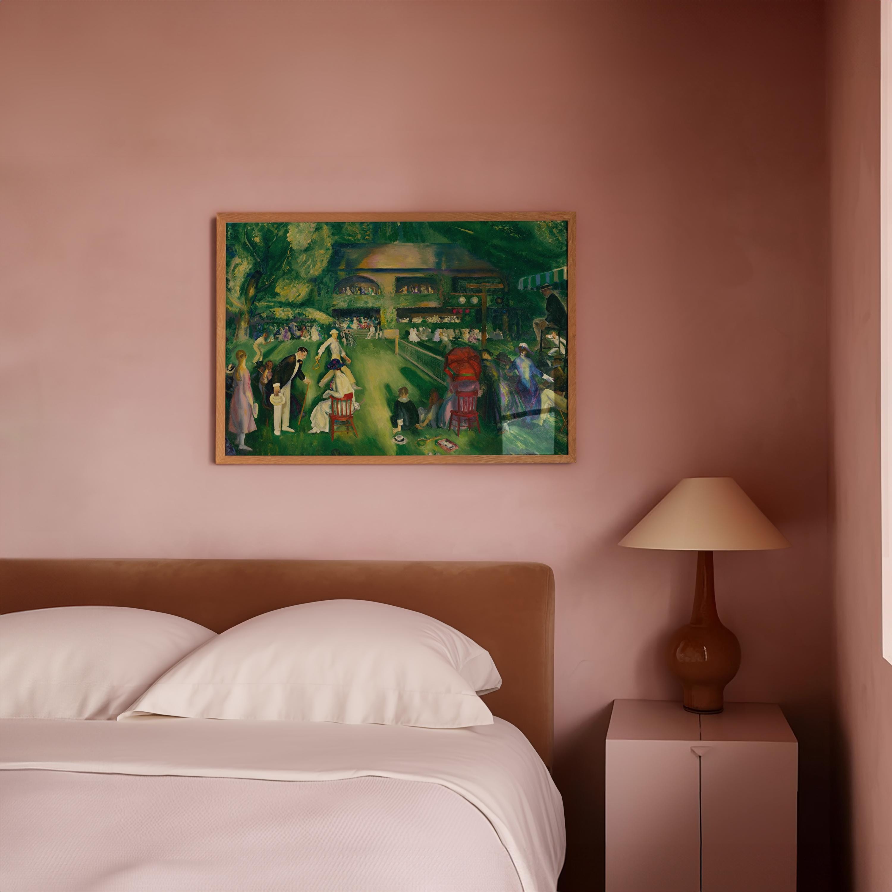 Tennis at Newport Horizontal Art Print (Digital Download)