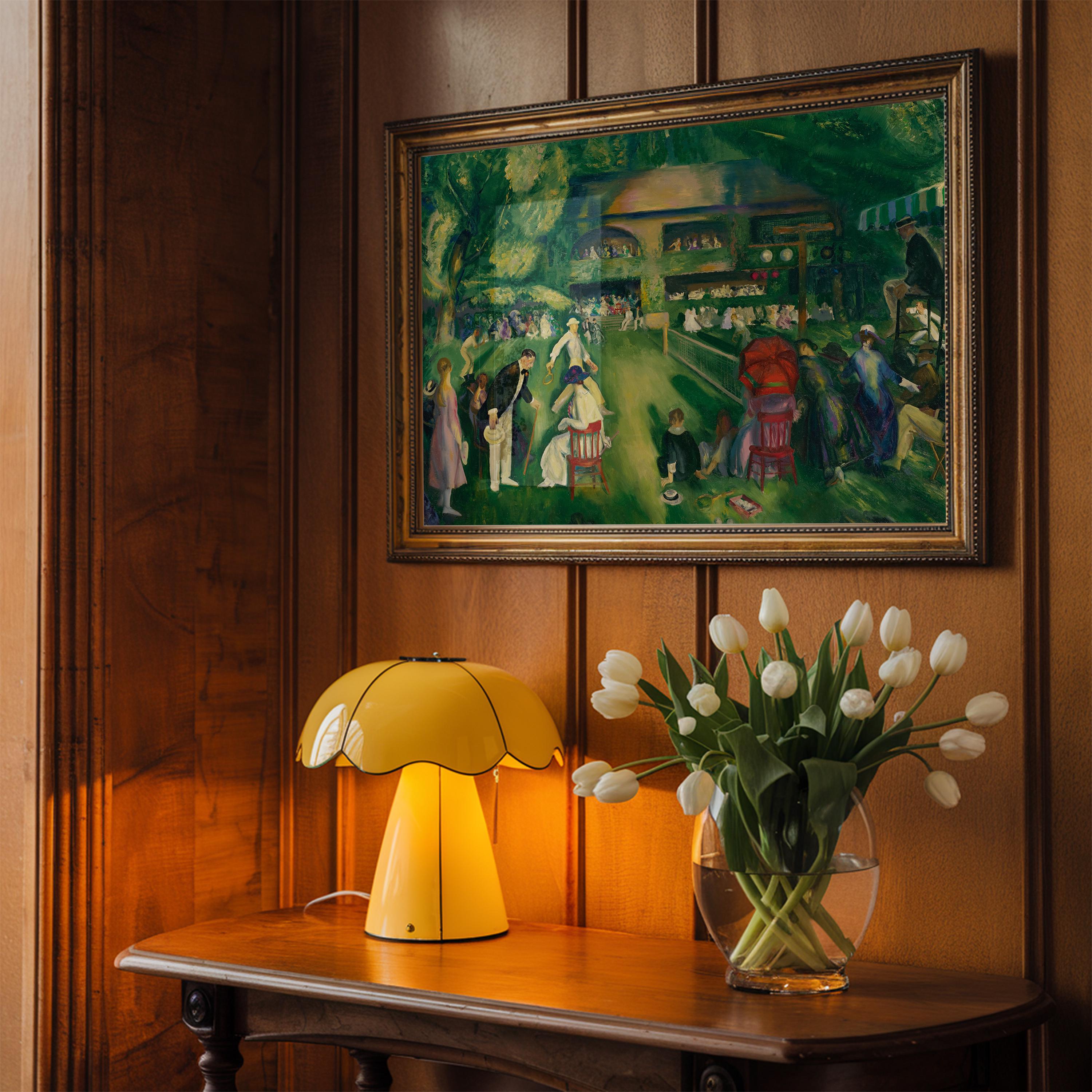 Tennis at Newport Horizontal Art Print (Digital Download)