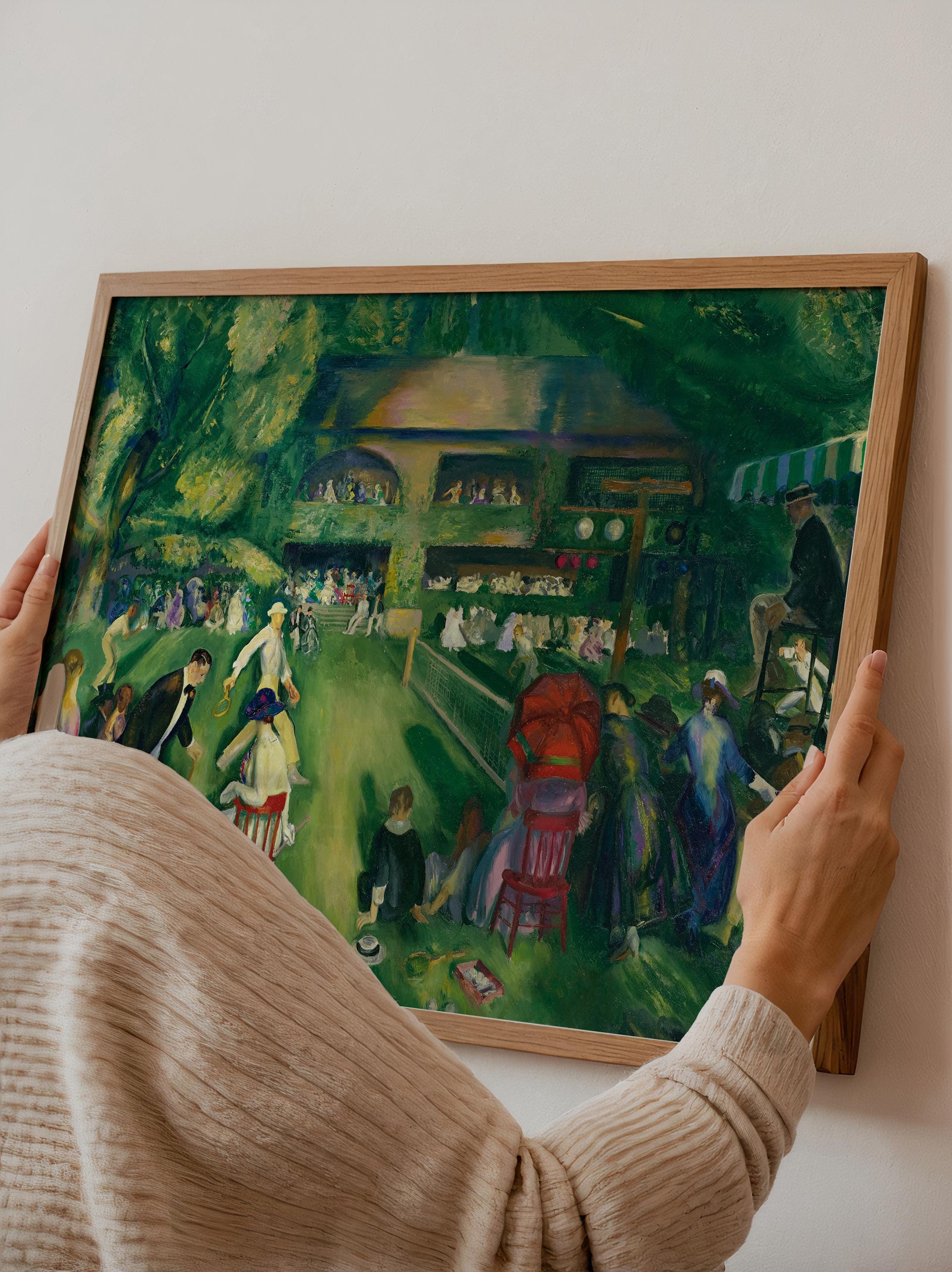 Tennis at Newport Horizontal Art Print (Digital Download)