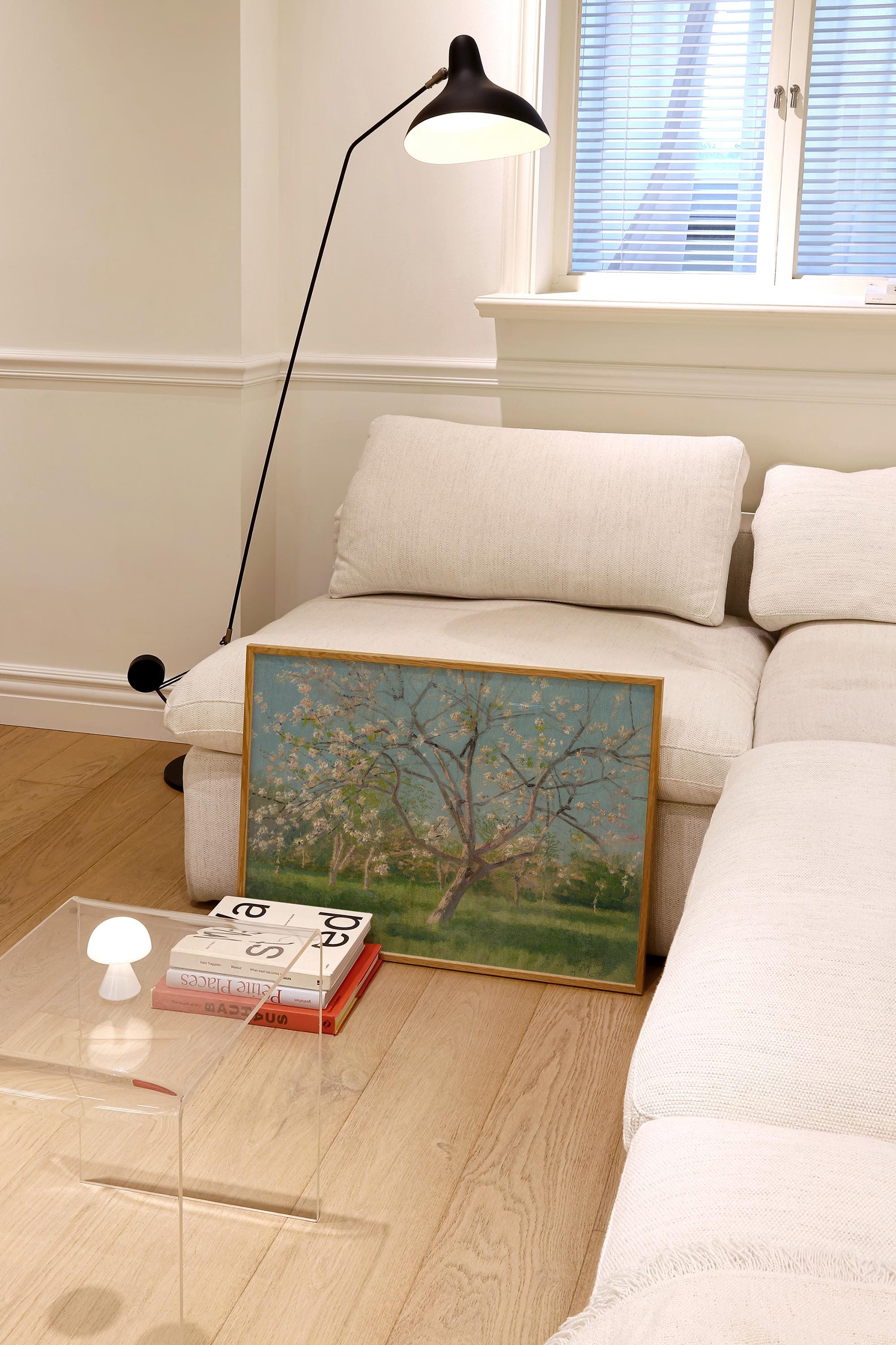 Study of Blooming Trees Horizontal Art Print (Digital Download)