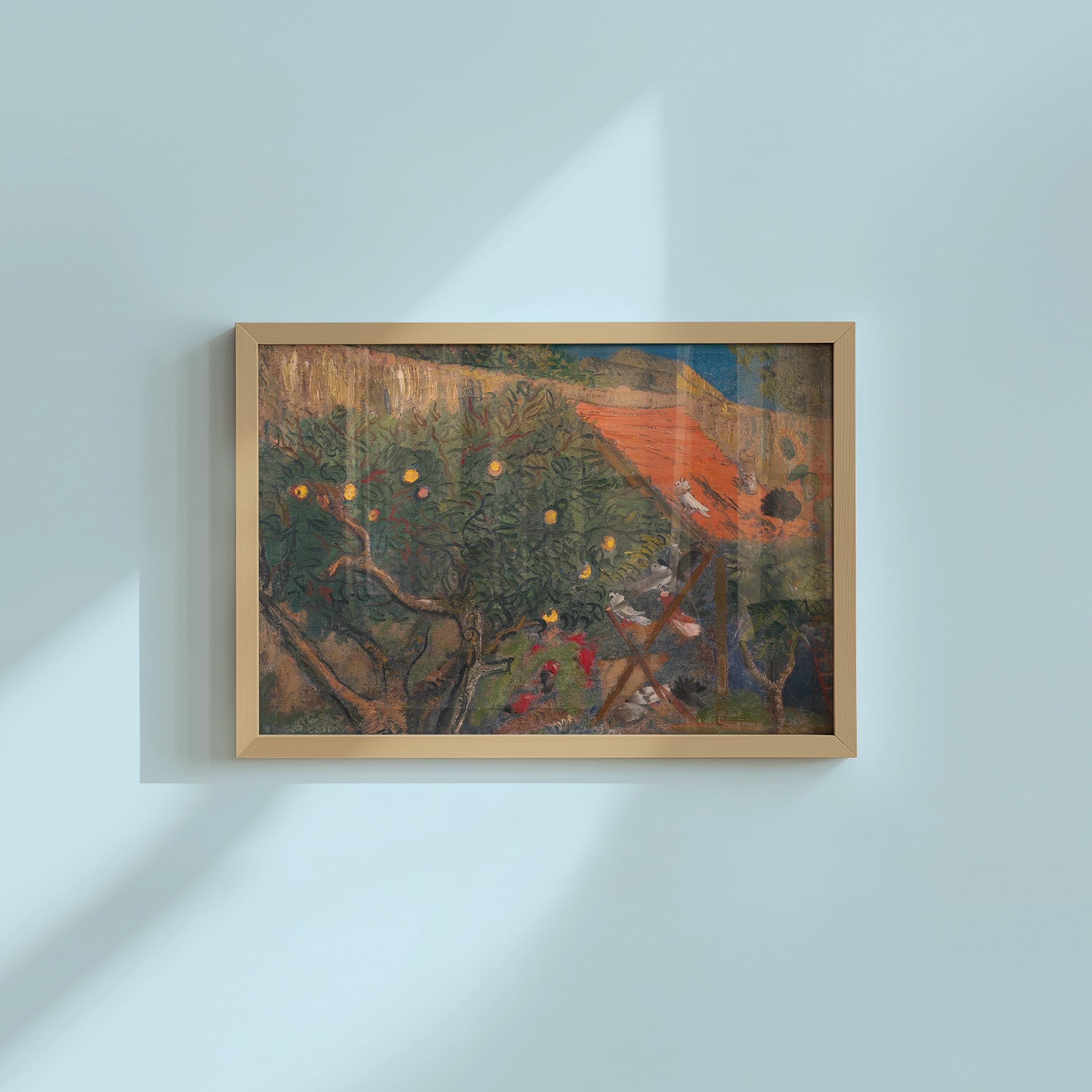 In The Garden Horizontal Art Print (Digital Download)