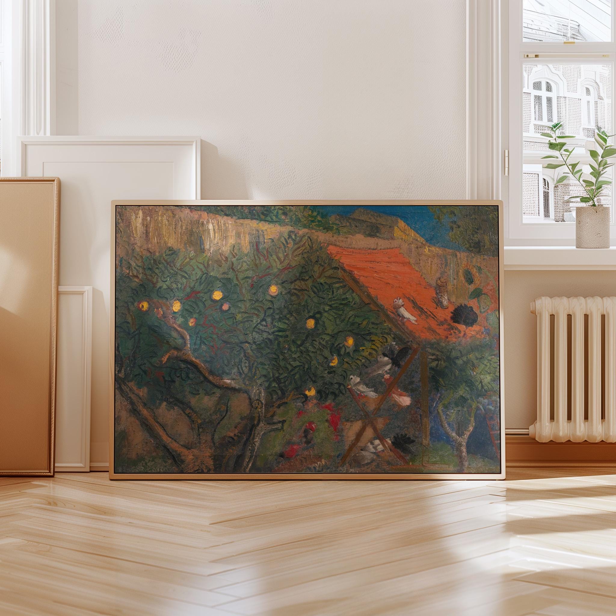 In The Garden Horizontal Art Print (Digital Download)