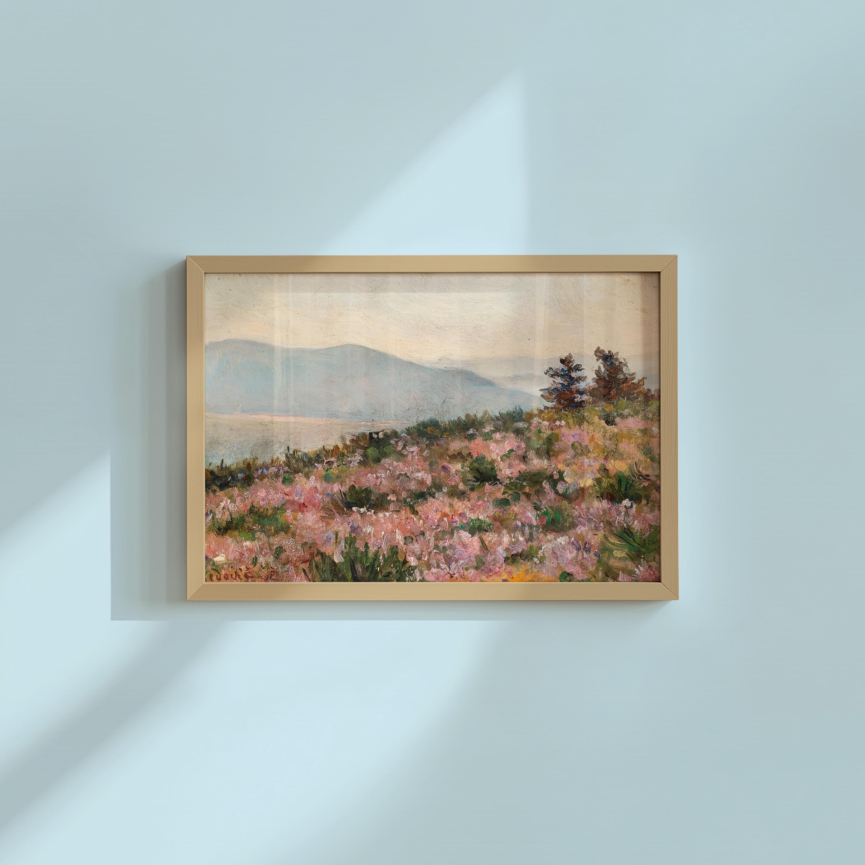 Heather in Bloom Horizontal Art Print (Digital Download)