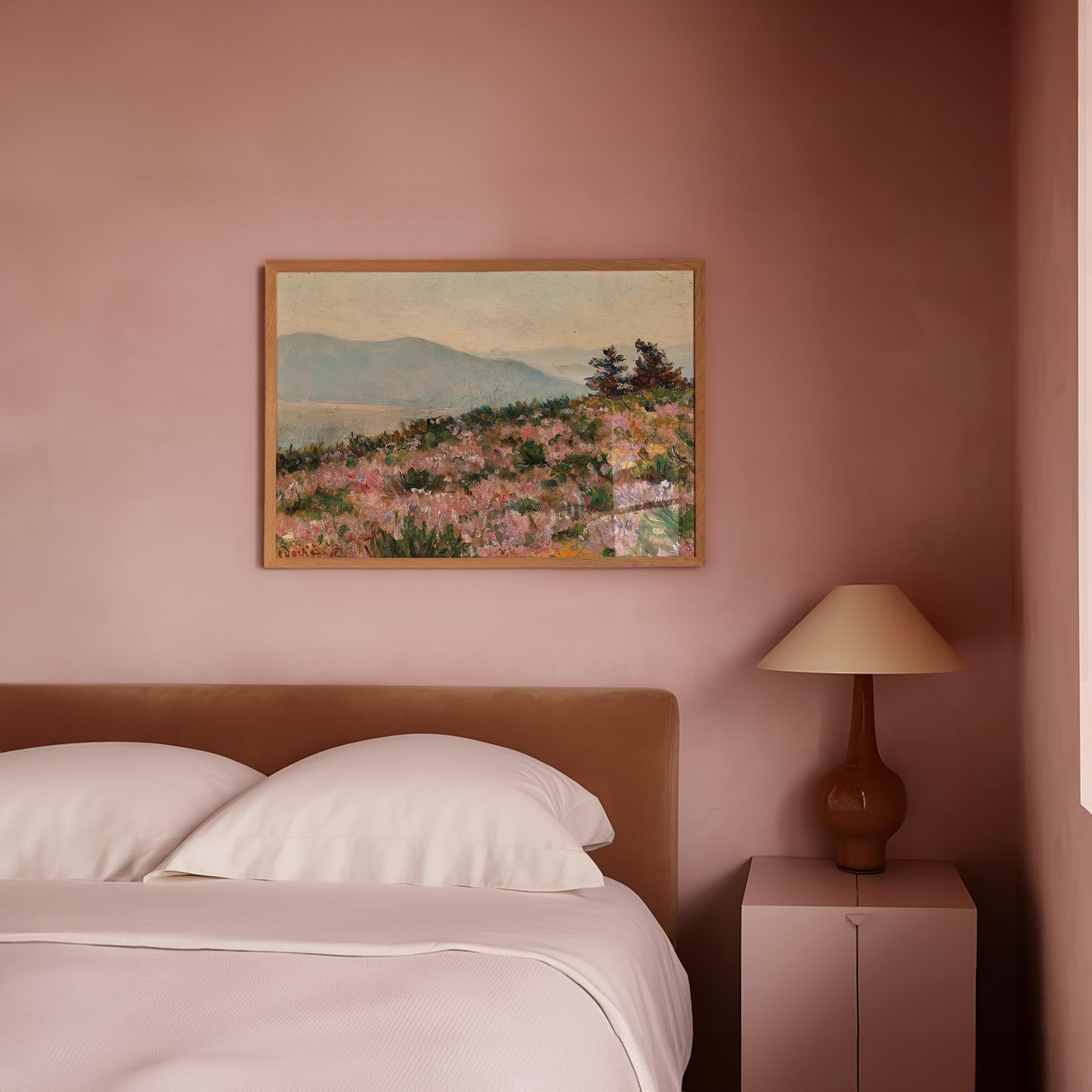 Heather in Bloom Horizontal Art Print (Digital Download)