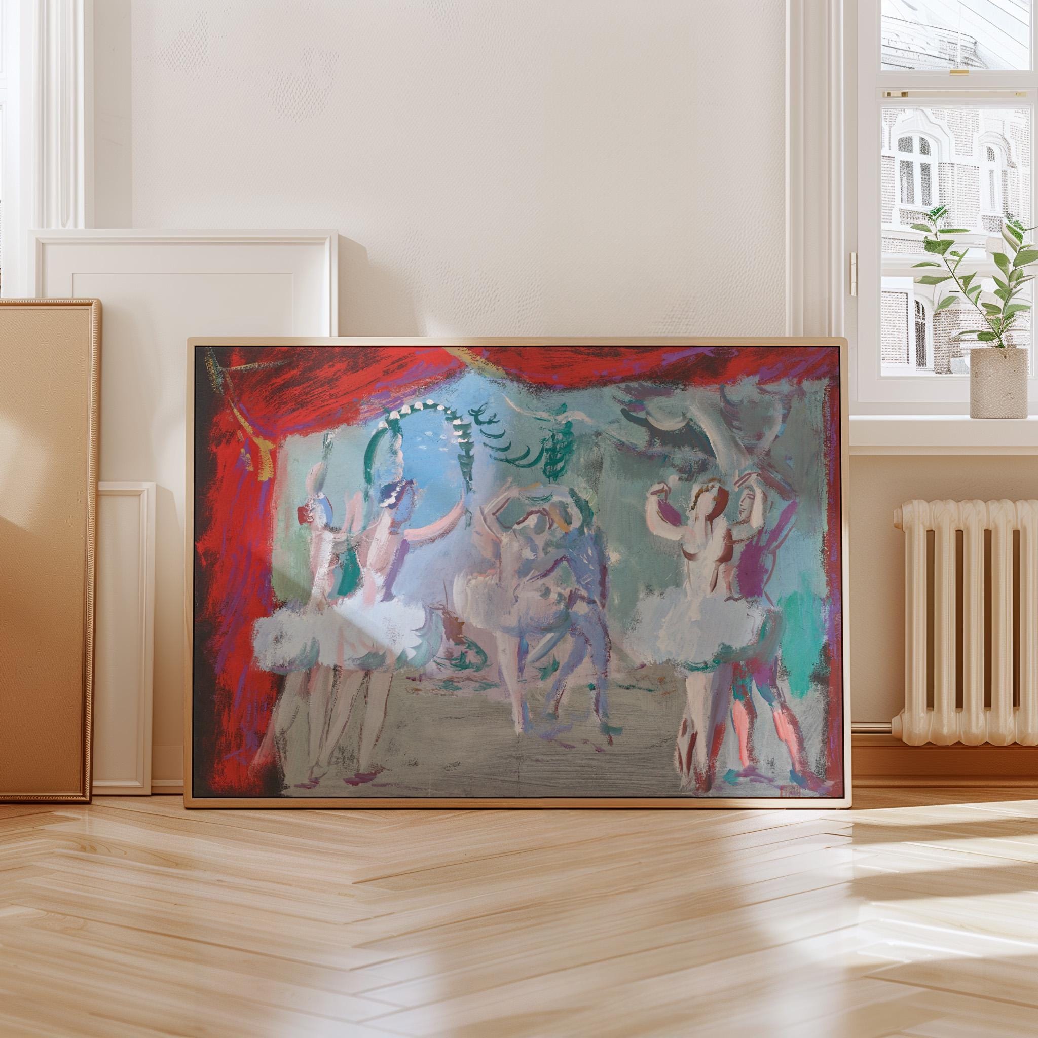 Ballet Dancers Horizontal Art Print (Digital Download)
