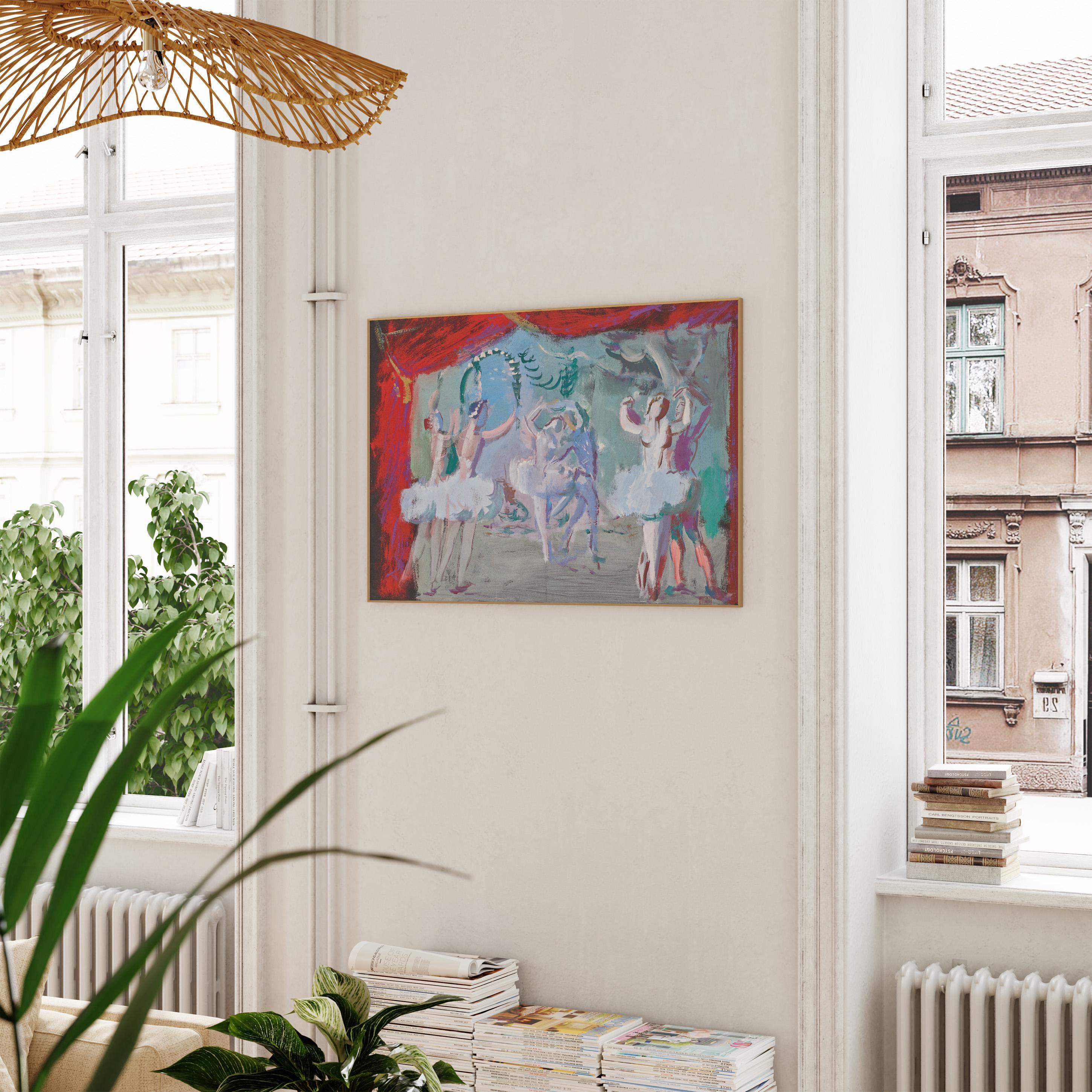 Ballet Dancers Horizontal Art Print (Digital Download)