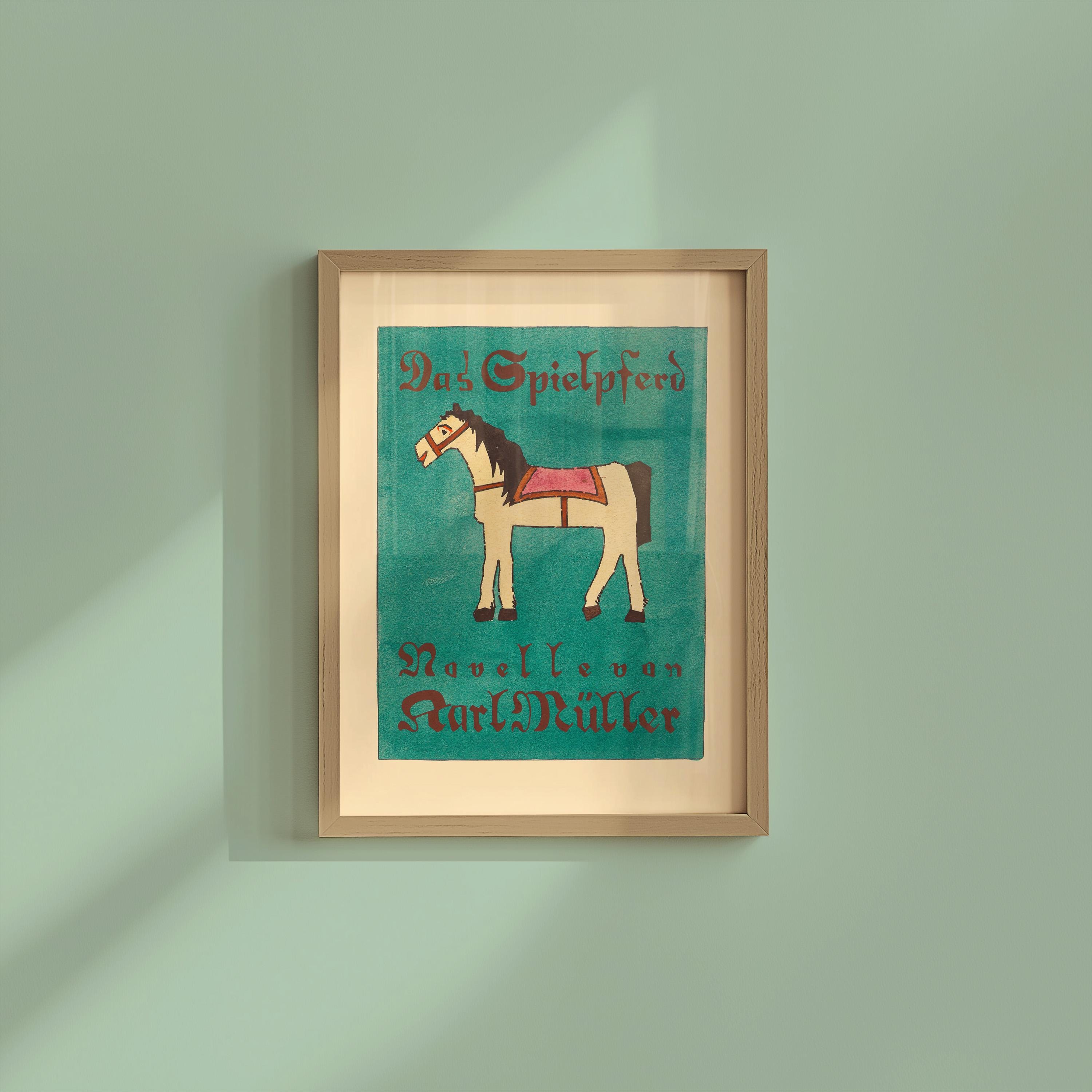 Das Spielpferd Novelle Vertical Art Print Digital Download