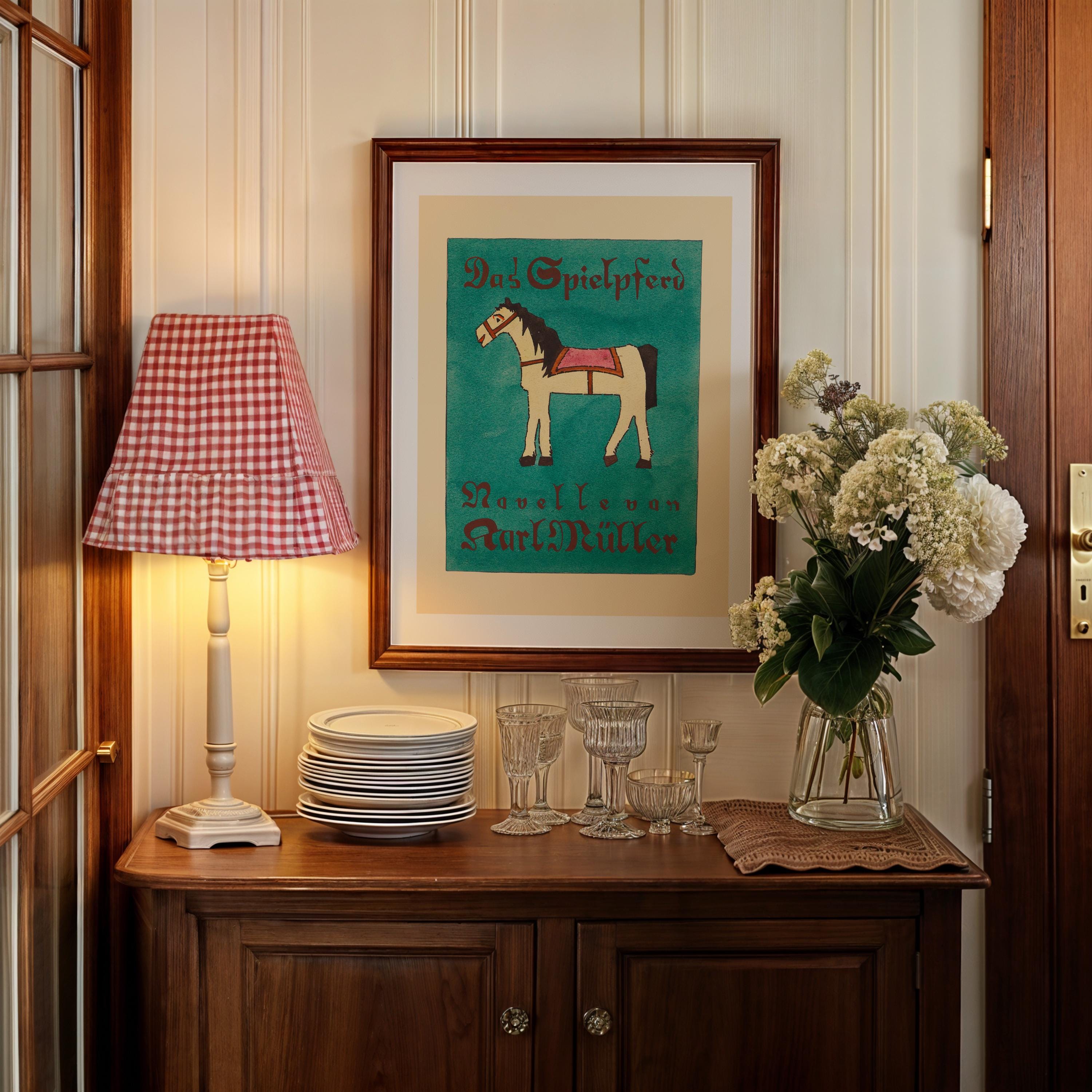 Das Spielpferd Novelle Vertical Art Print Digital Download