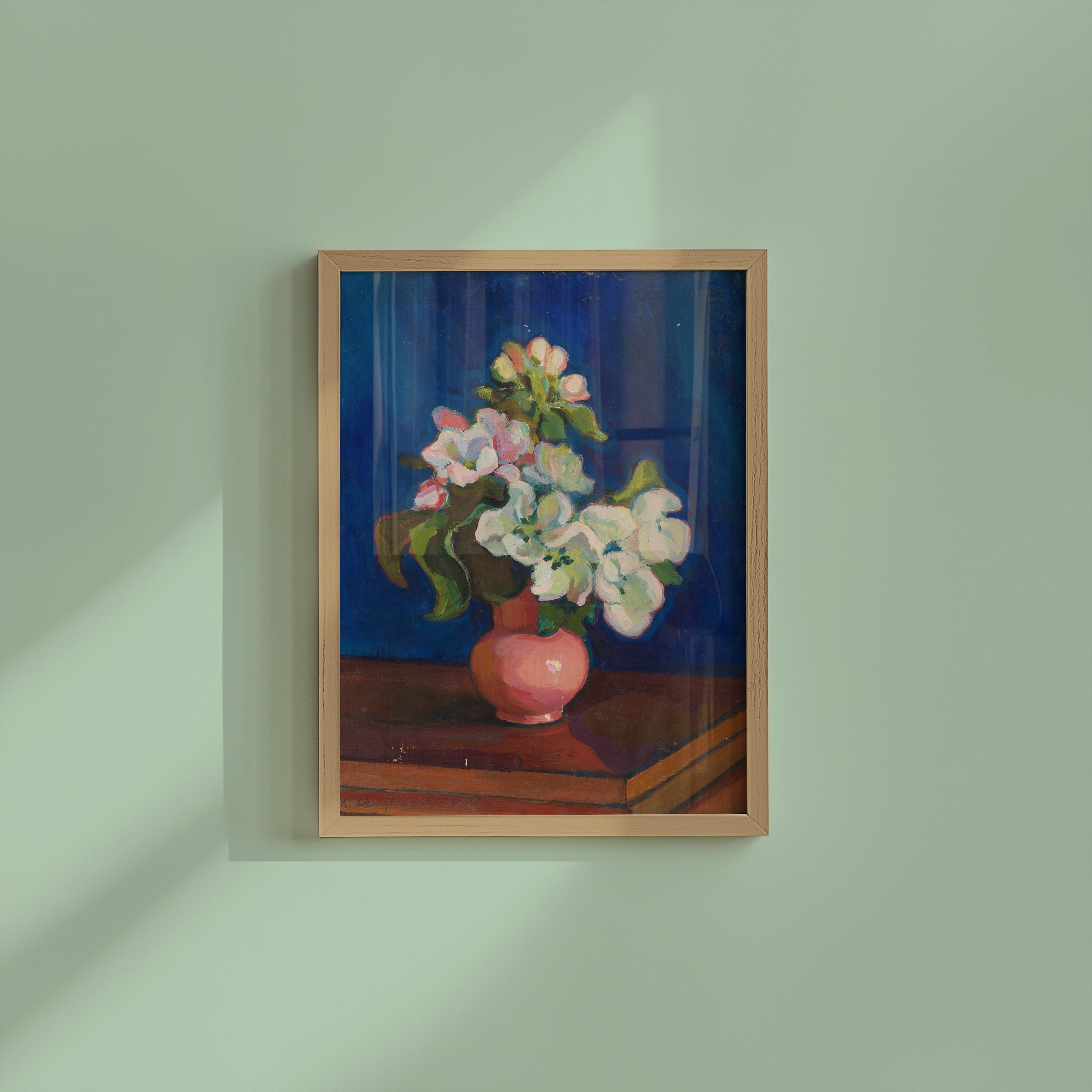 Apple Blossom Vertical Art Print Digital Download