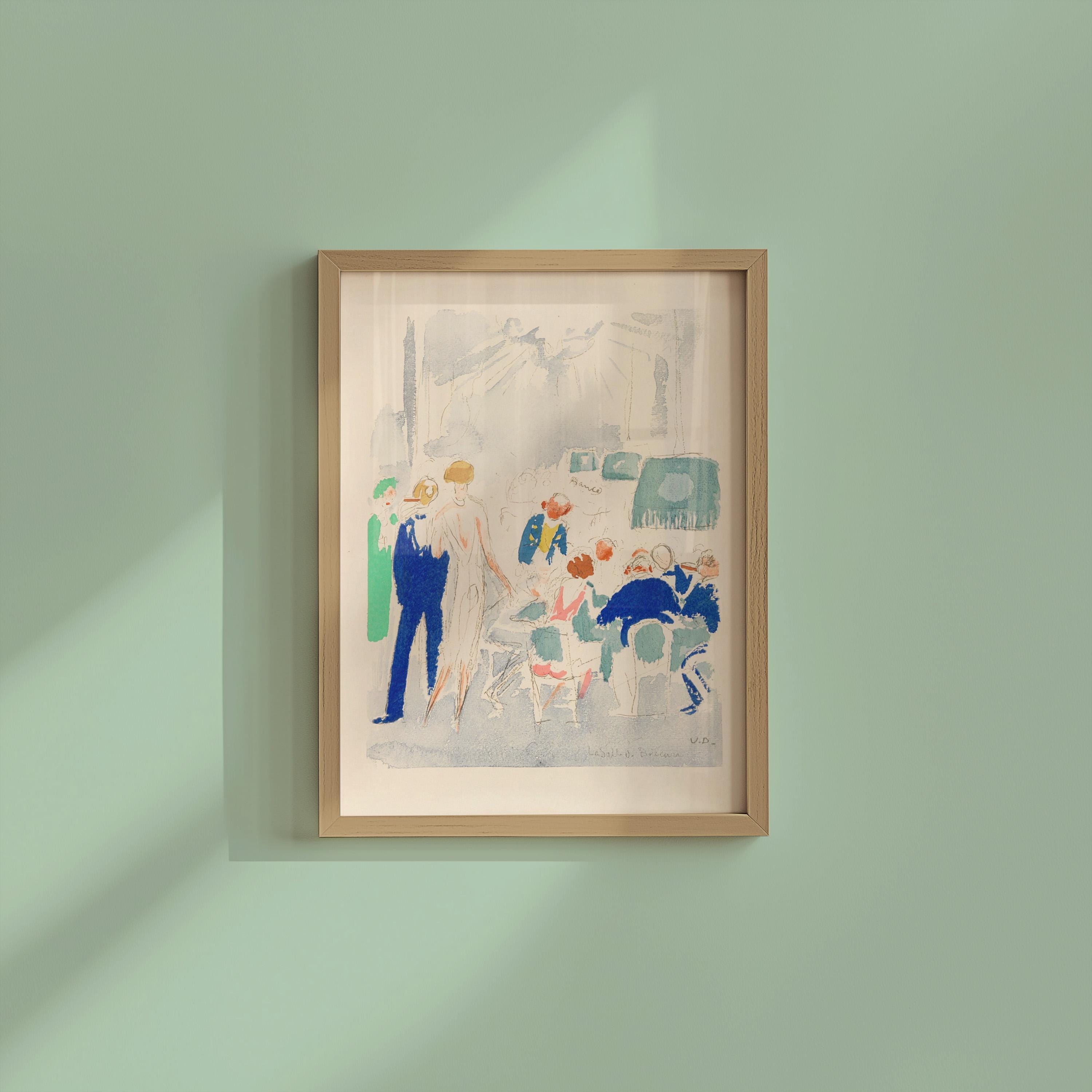La Salle de Baccara Vertical Art Print (Digital Download)