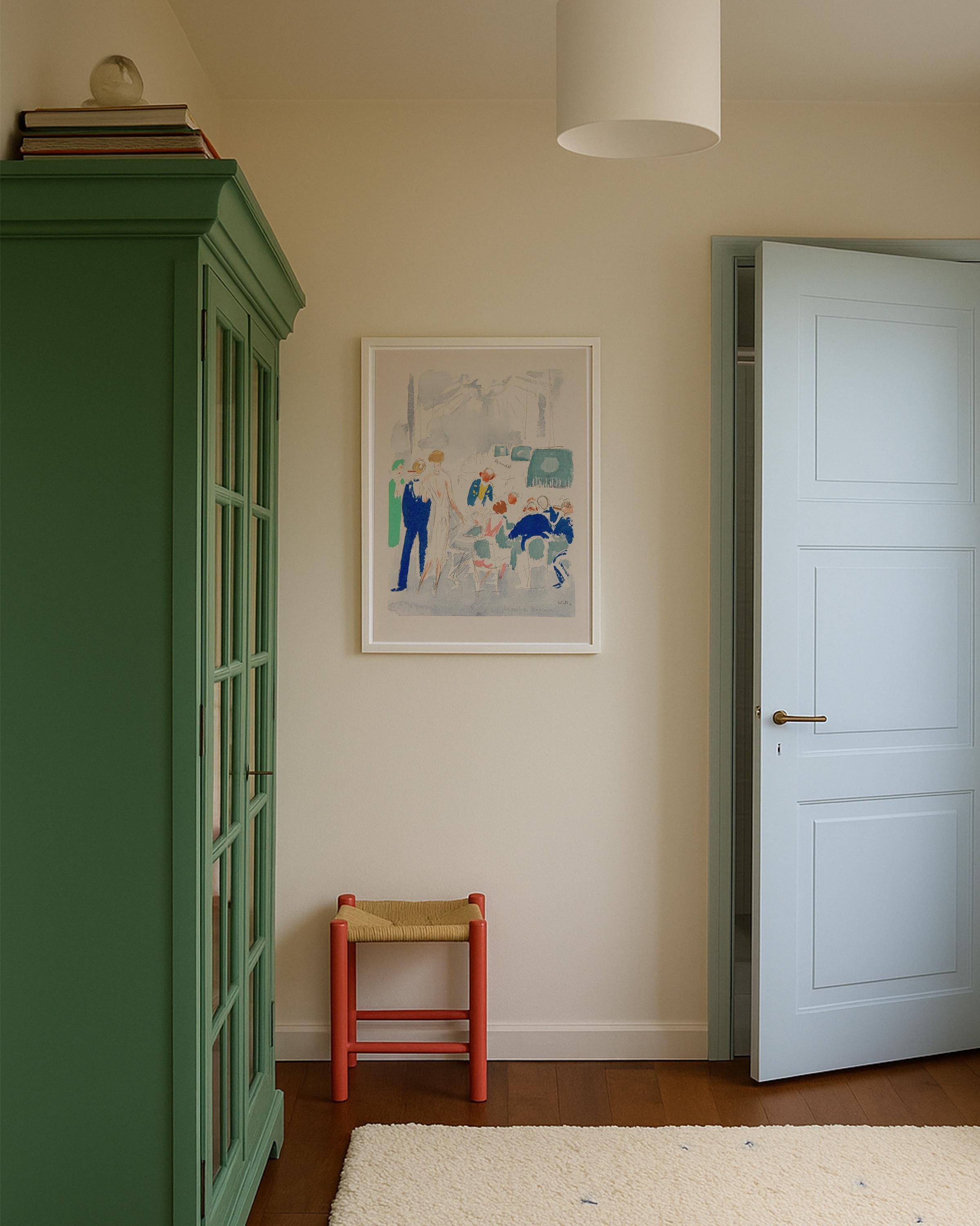 La Salle de Baccara Vertical Art Print (Digital Download)