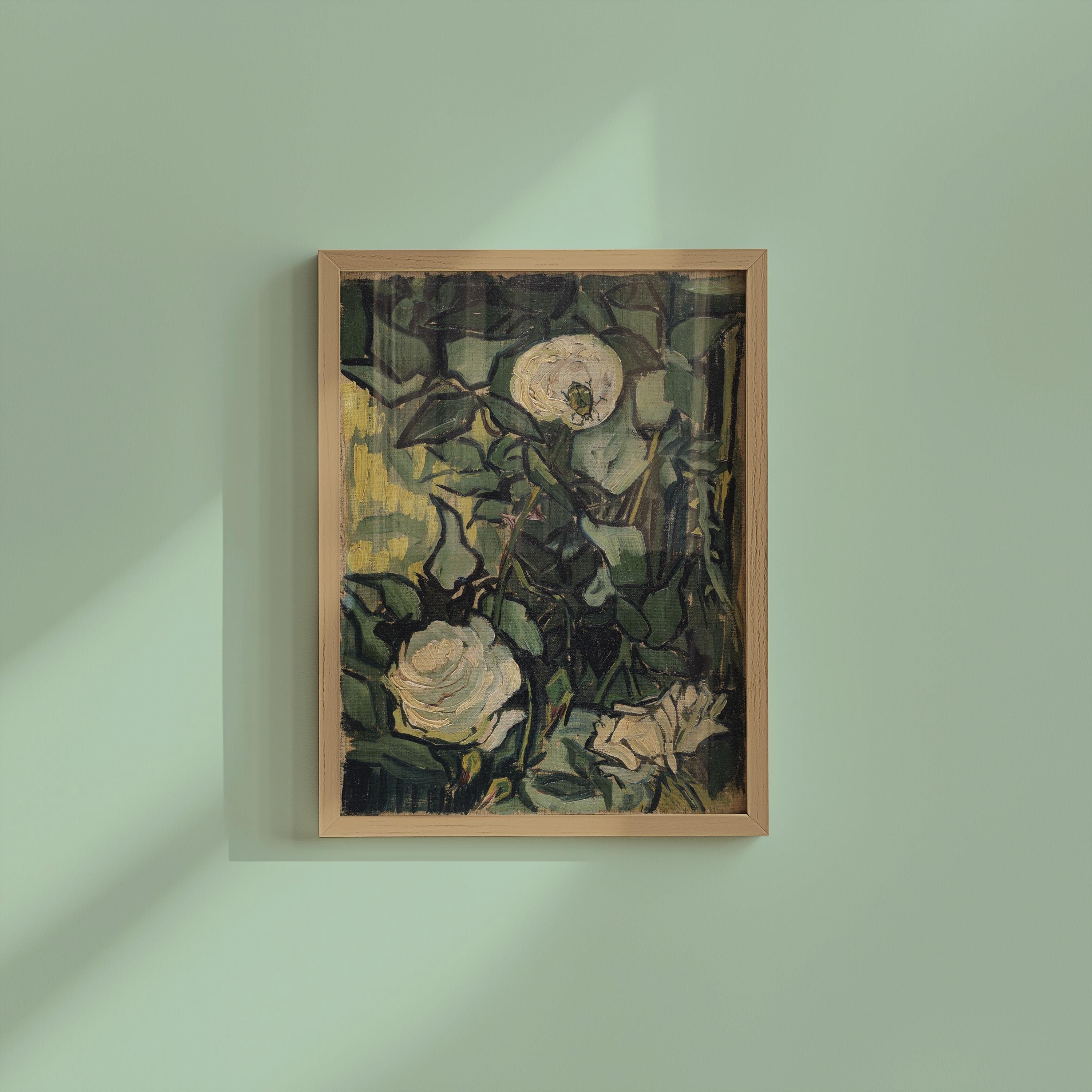 Roses Vertical Art Print Digital Download