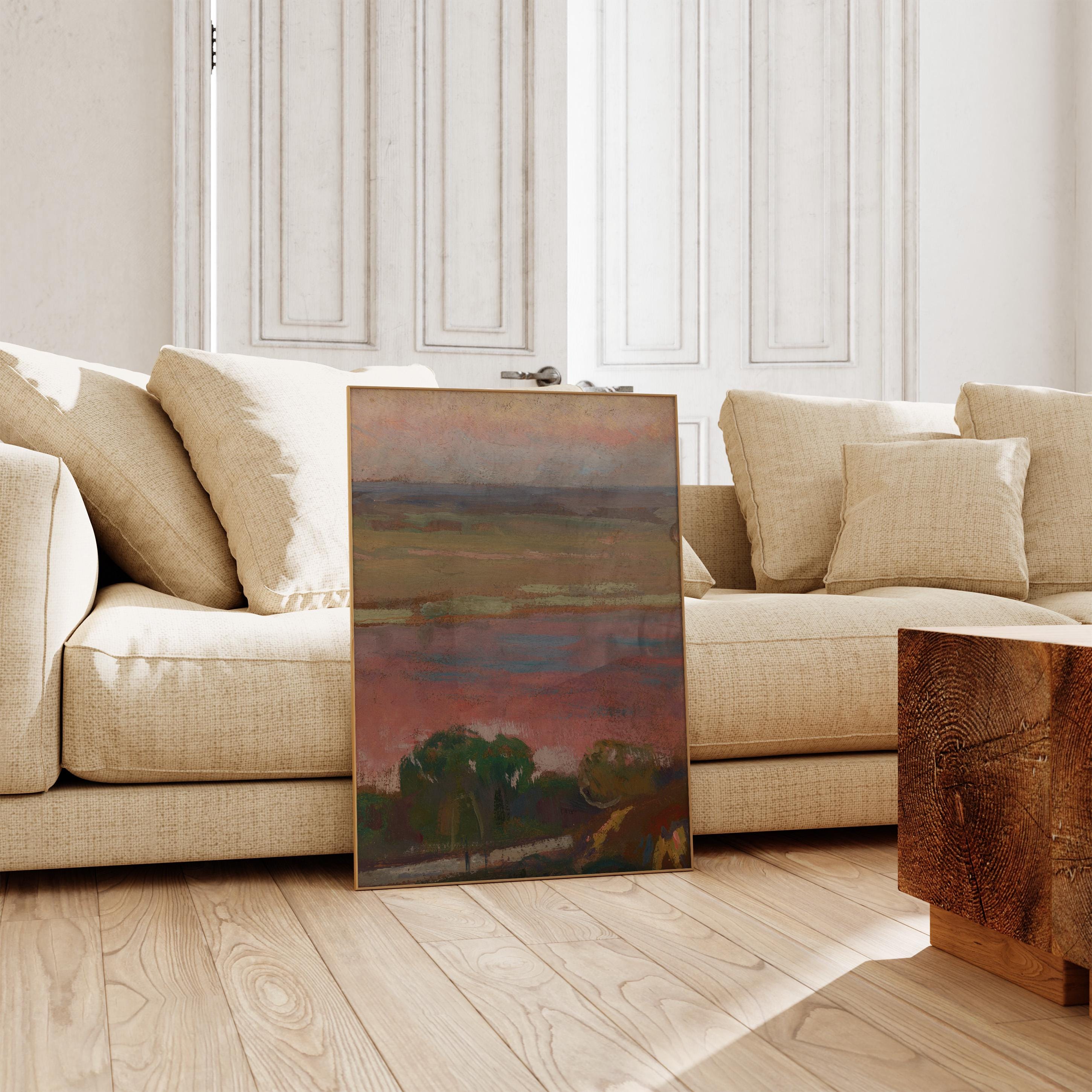 Pink River Vertical Art Print Digital Download