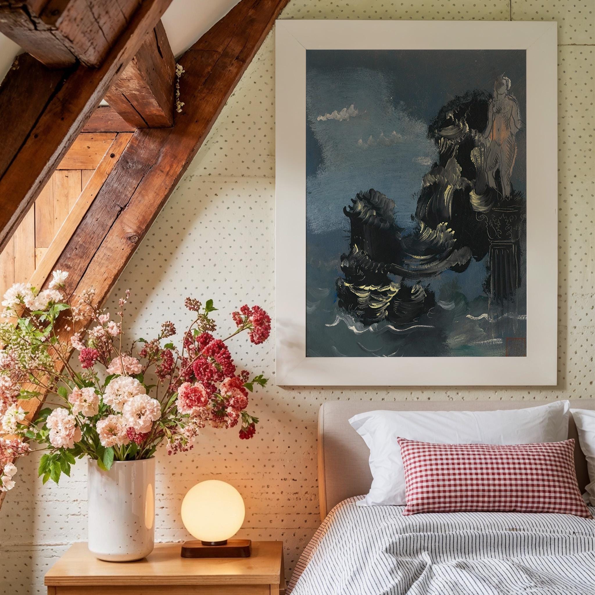 Mythological Scene Vertical Art Print Digital Download