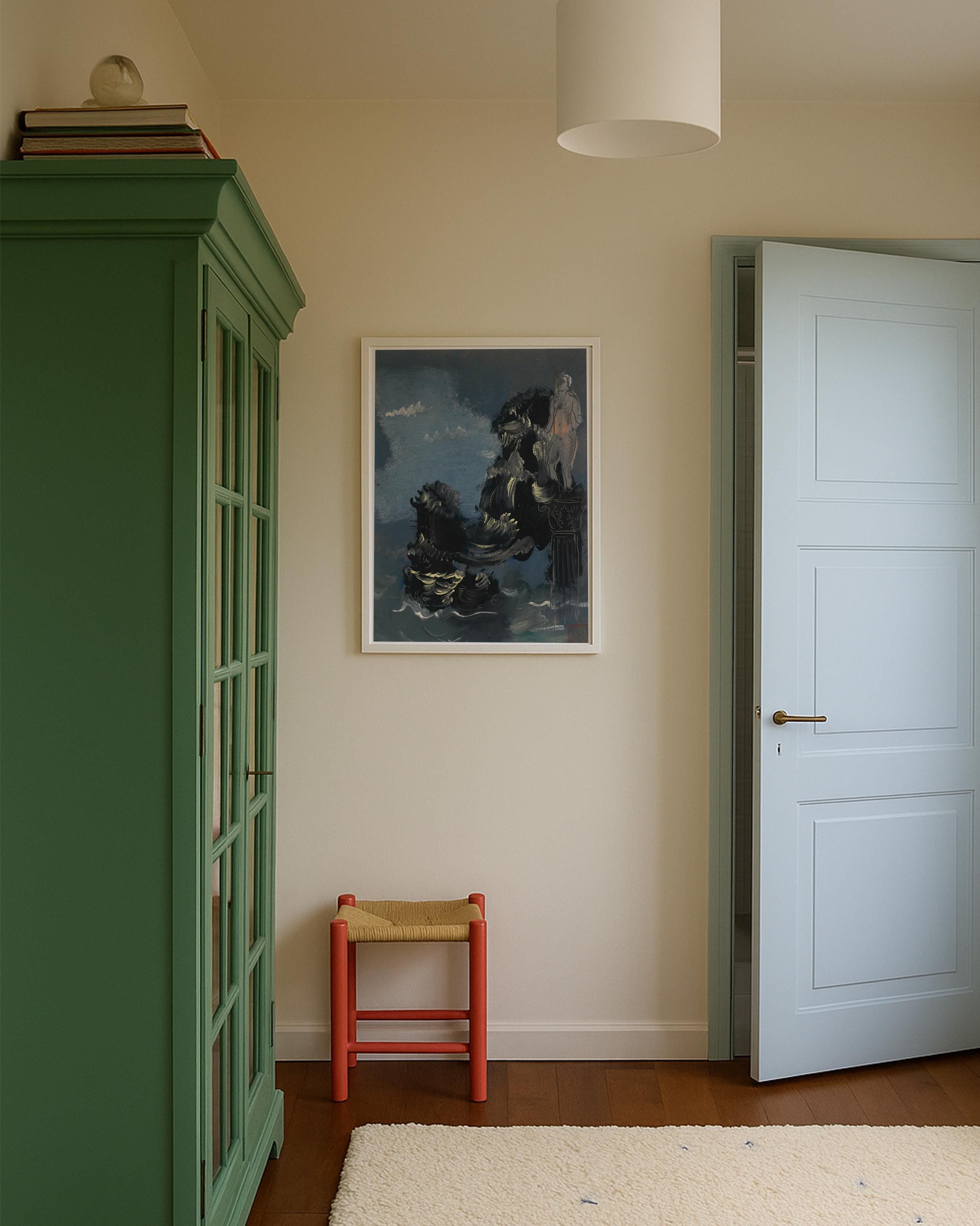 Mythological Scene Vertical Art Print Digital Download