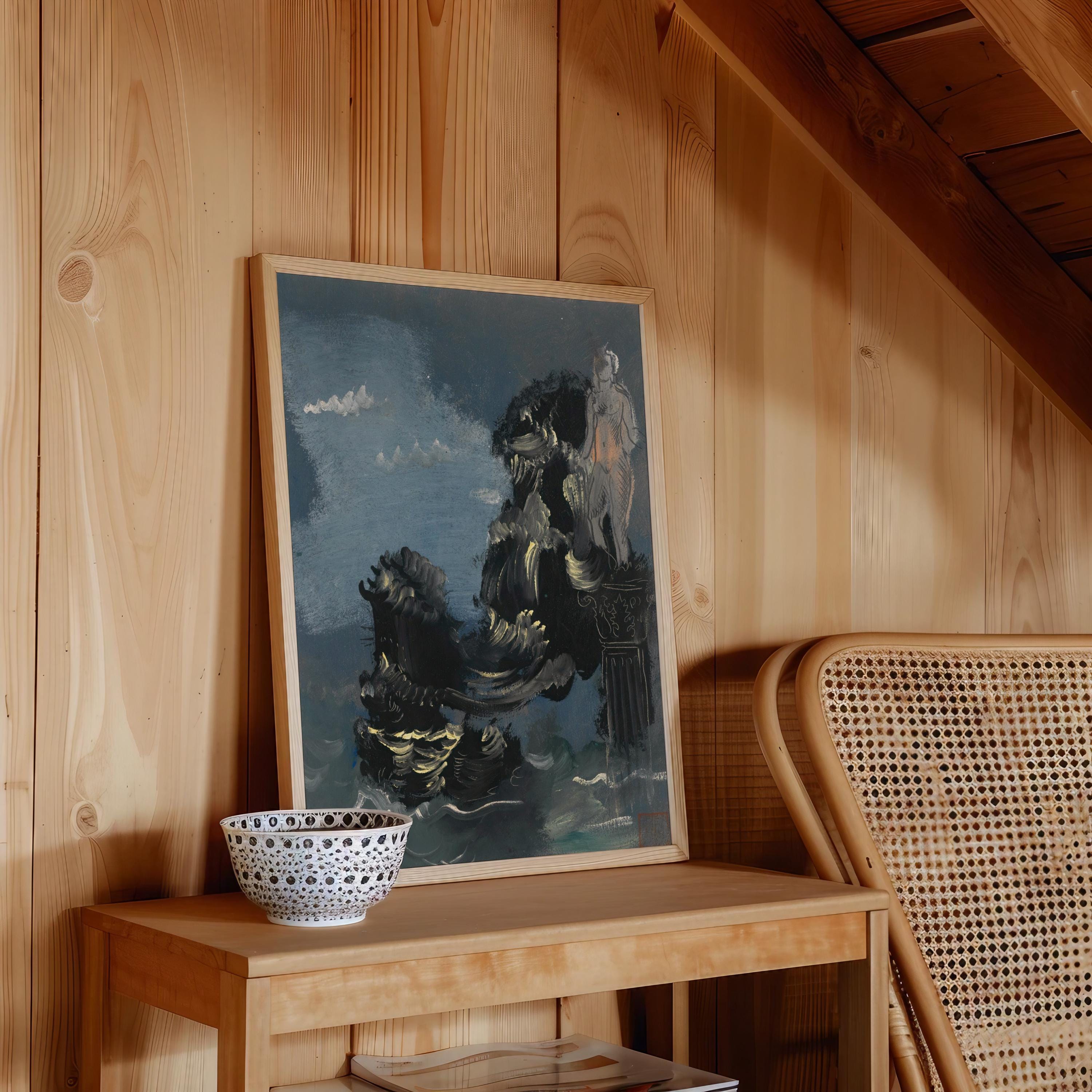 Mythological Scene Vertical Art Print Digital Download