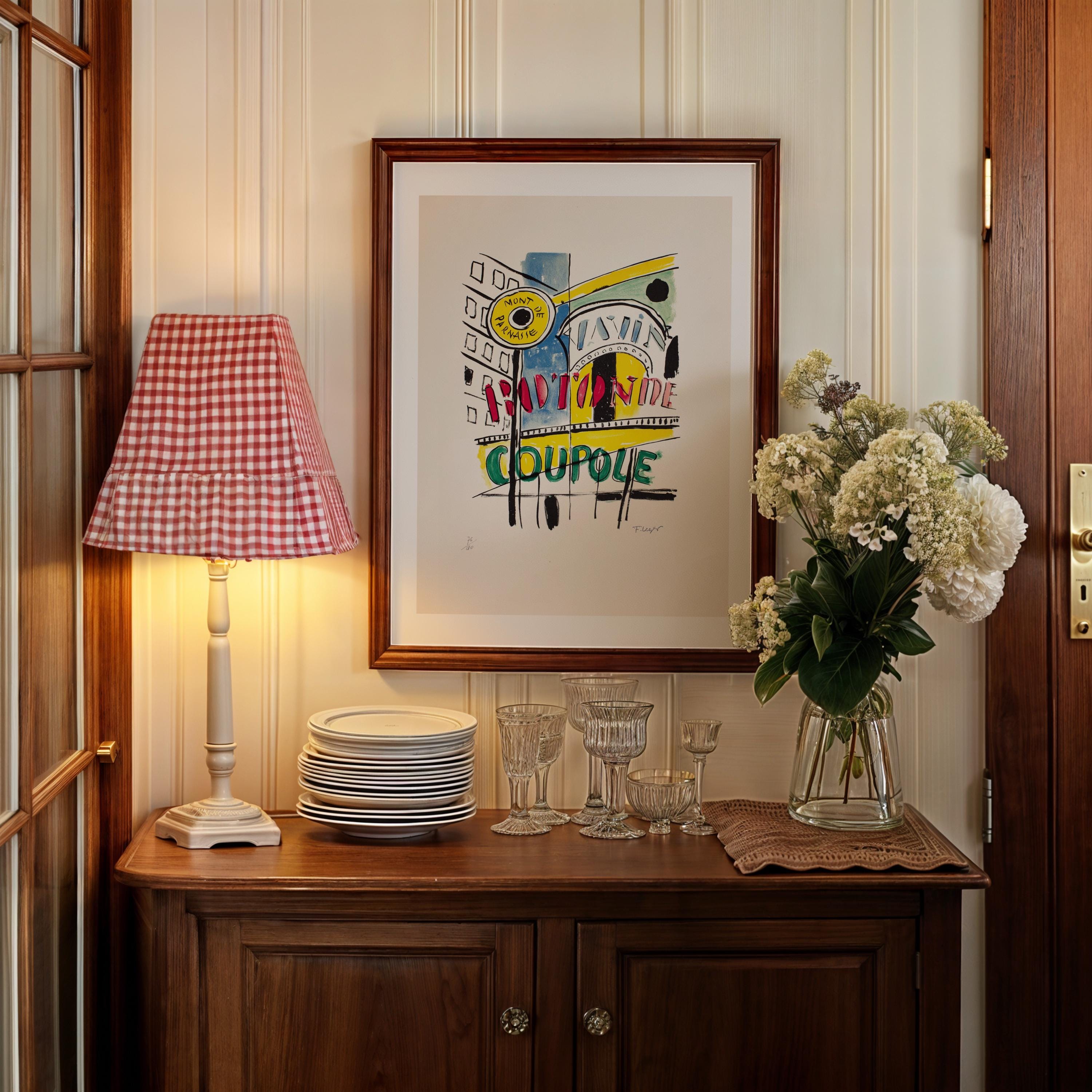Montparnasse Vertical Art Print