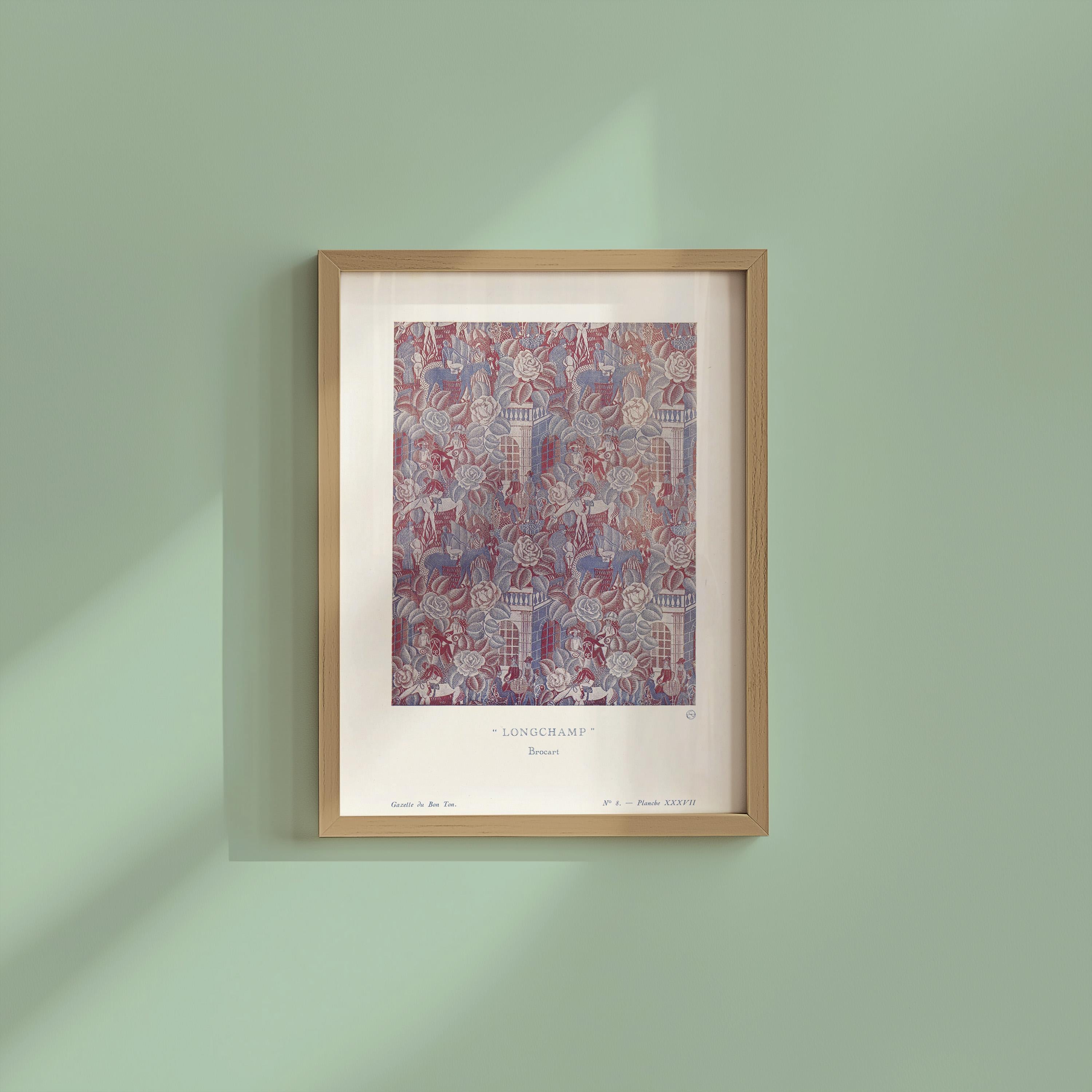 Longchamp Vertical Art Print Digital Download