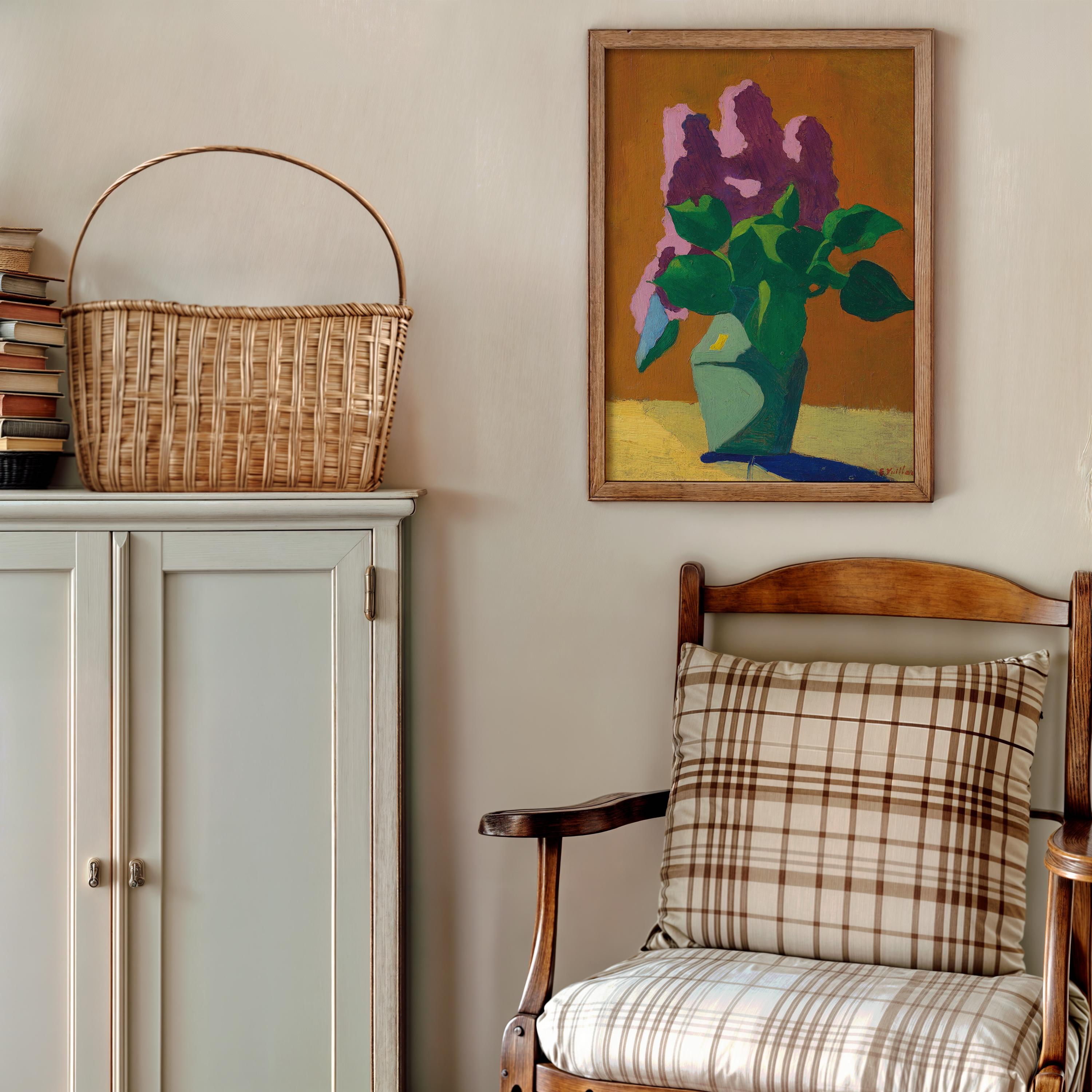 Les Lilas Vertical Art Print Digital Download