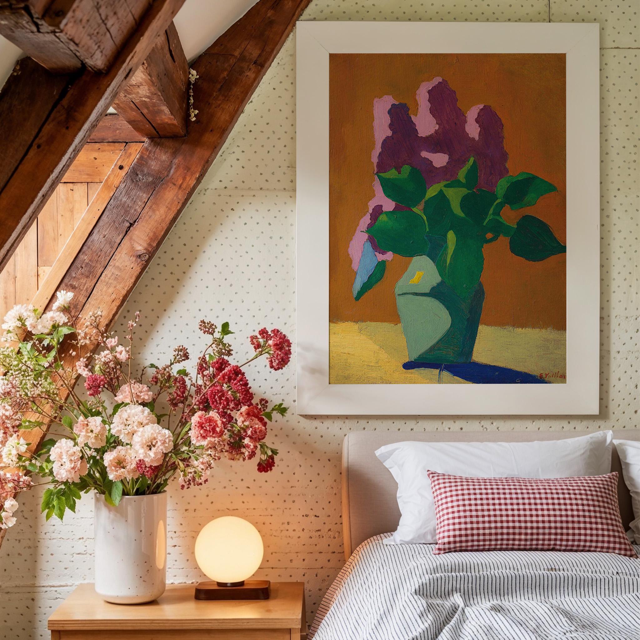 Les Lilas Vertical Art Print Digital Download