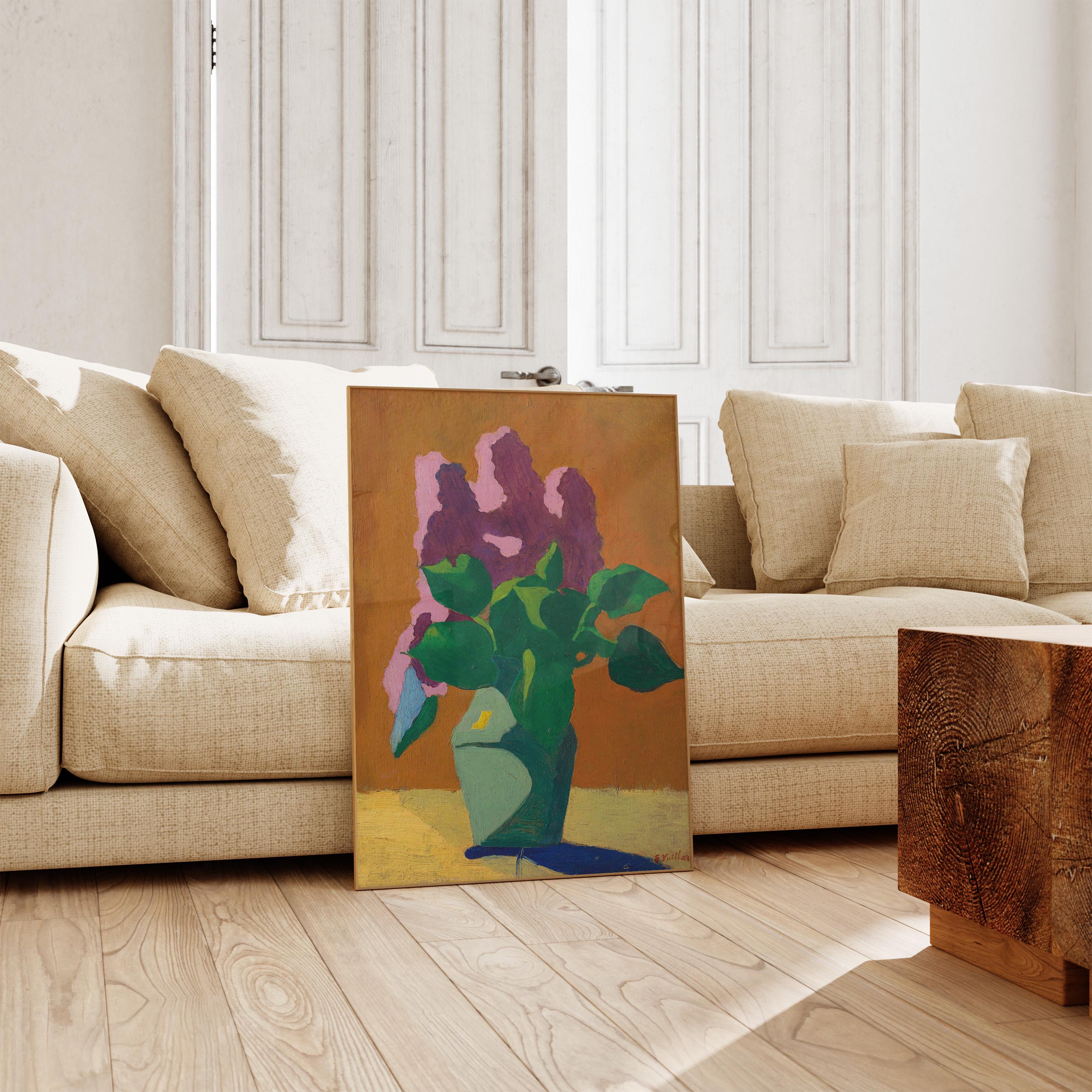 Les Lilas Vertical Art Print Digital Download