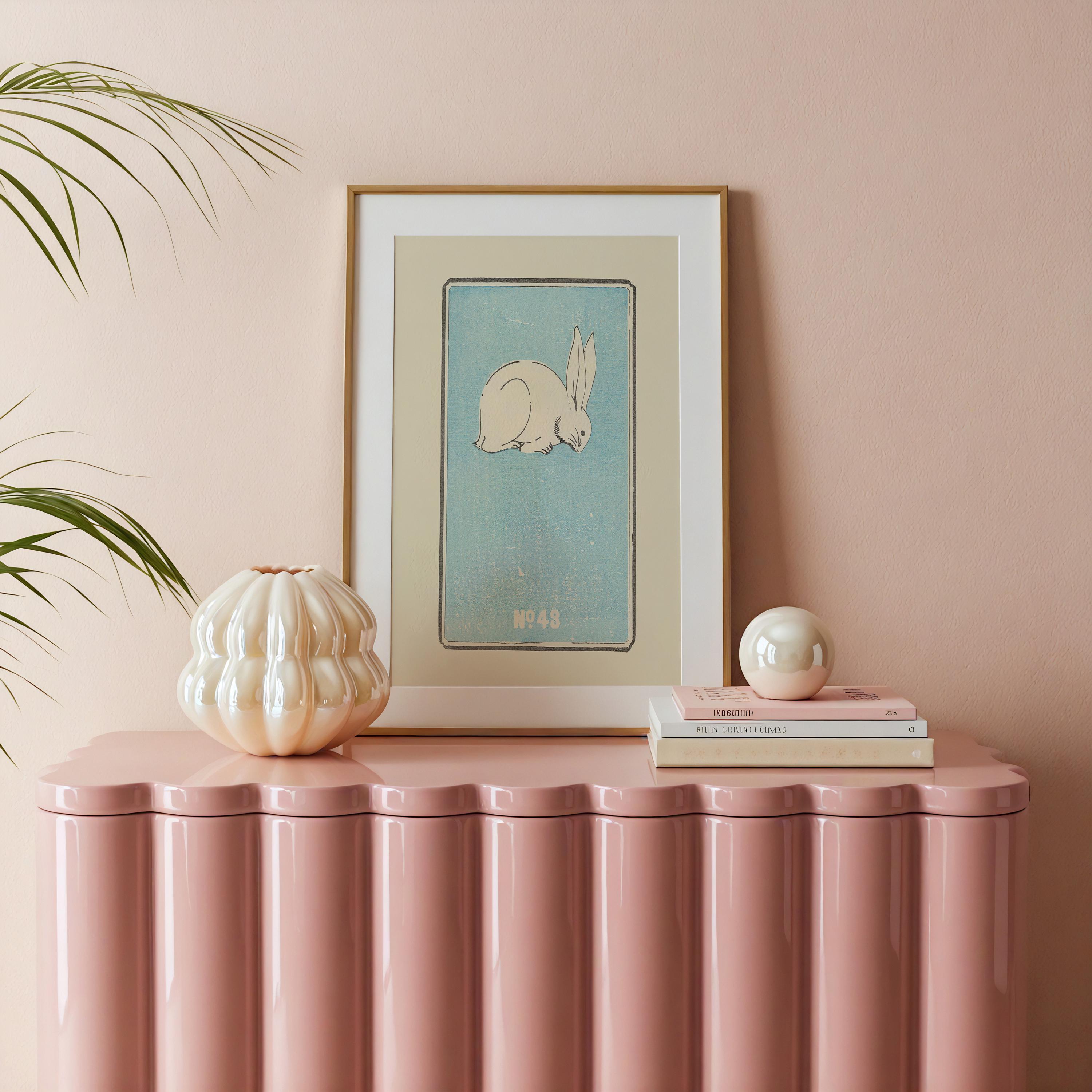 Bunny No 43 Vertical Art Print Digital Download