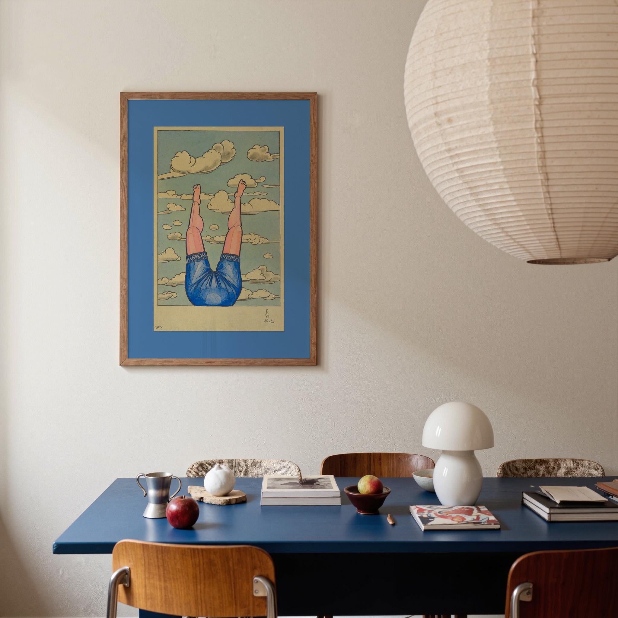 Himmelfahrt Vertical Art Print Digital Download