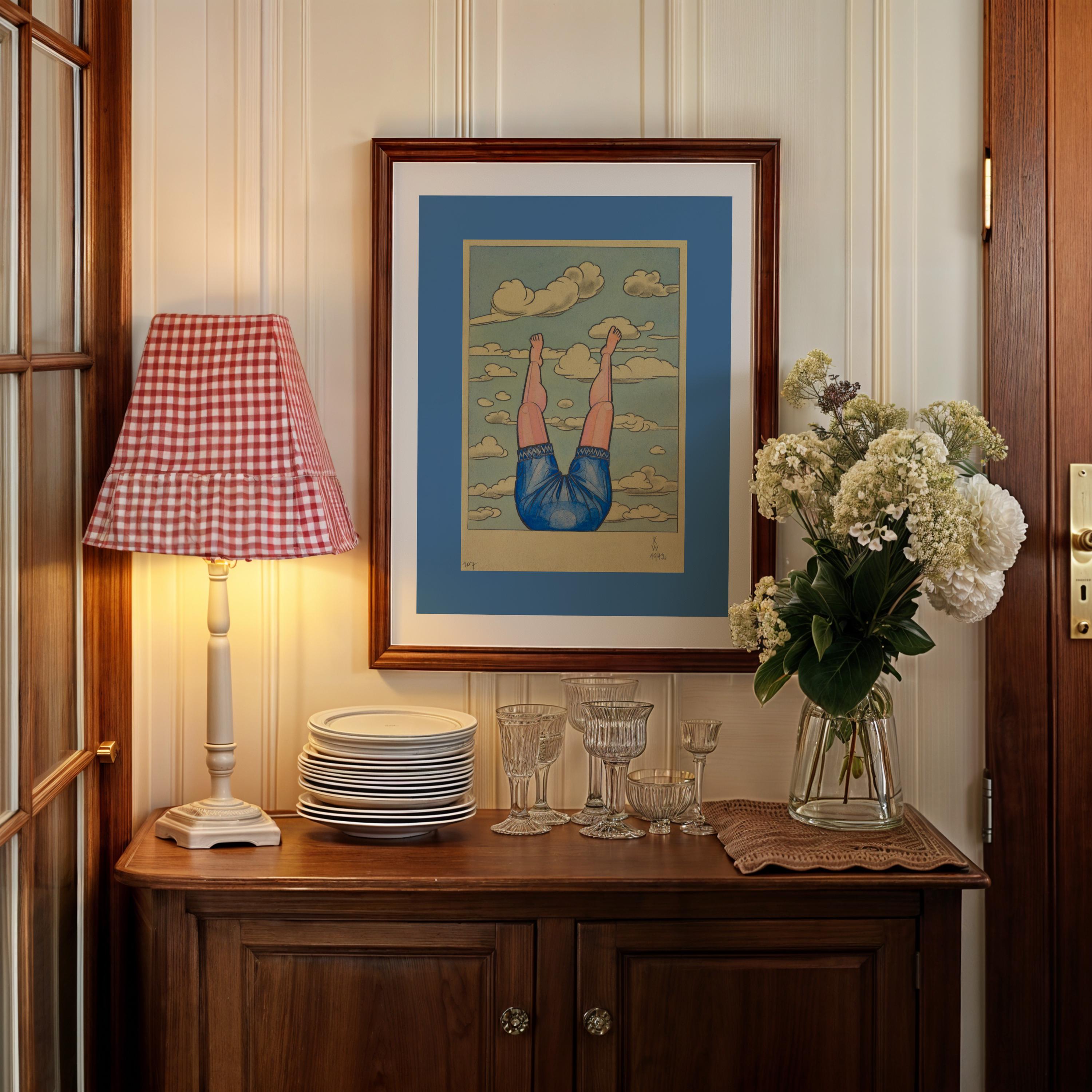 Himmelfahrt Vertical Art Print Digital Download