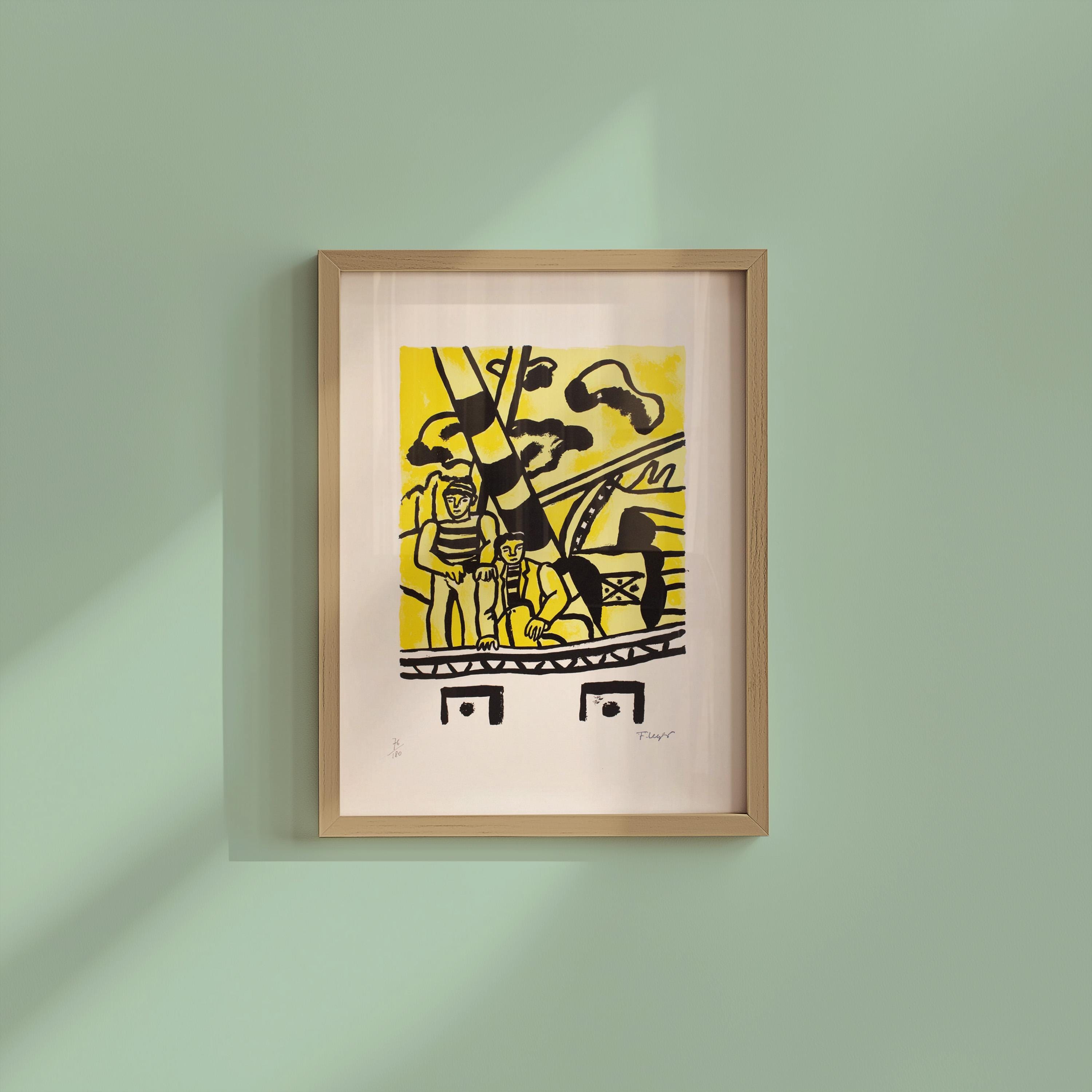 Le Remorqueur Vertical Art Print Digital Download