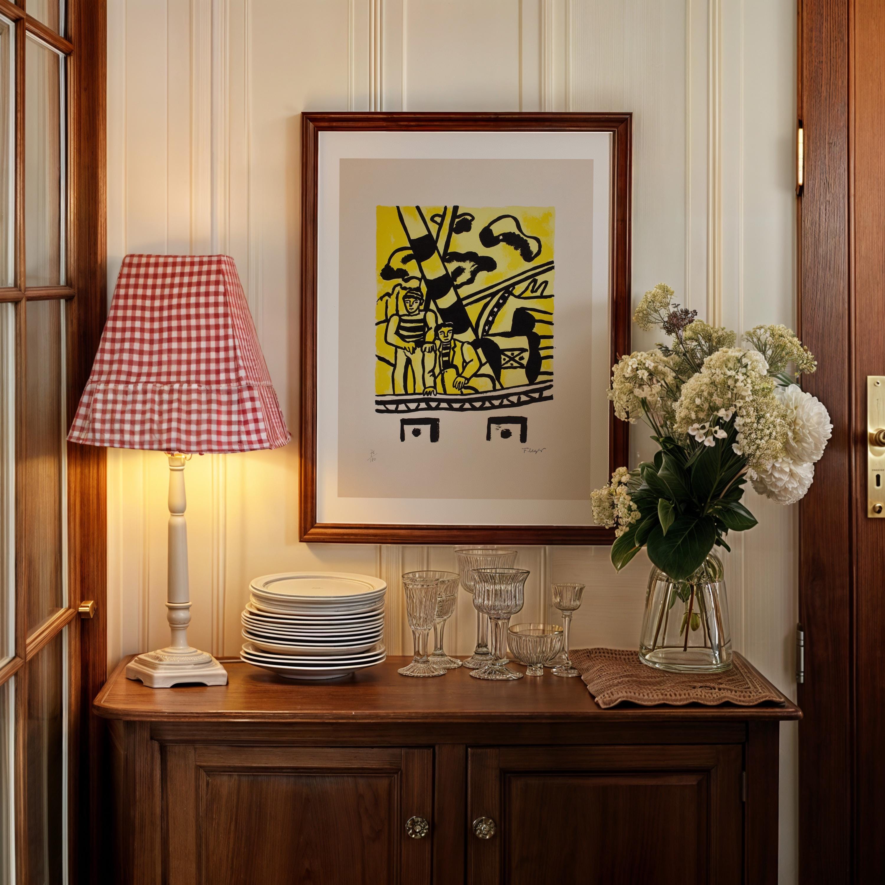 Le Remorqueur Vertical Art Print Digital Download