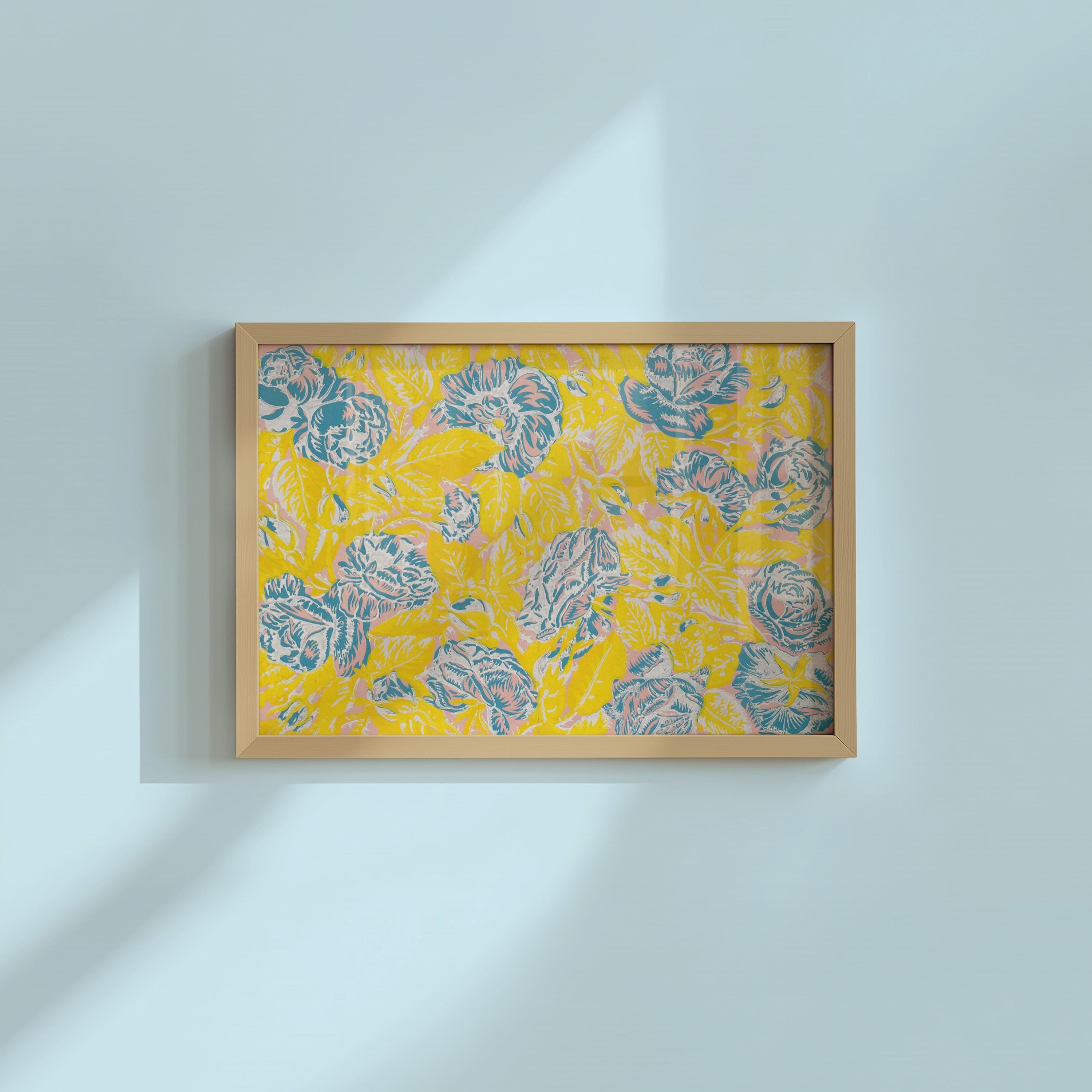Yellow Papier Horizontal Art Print (Digital Download)