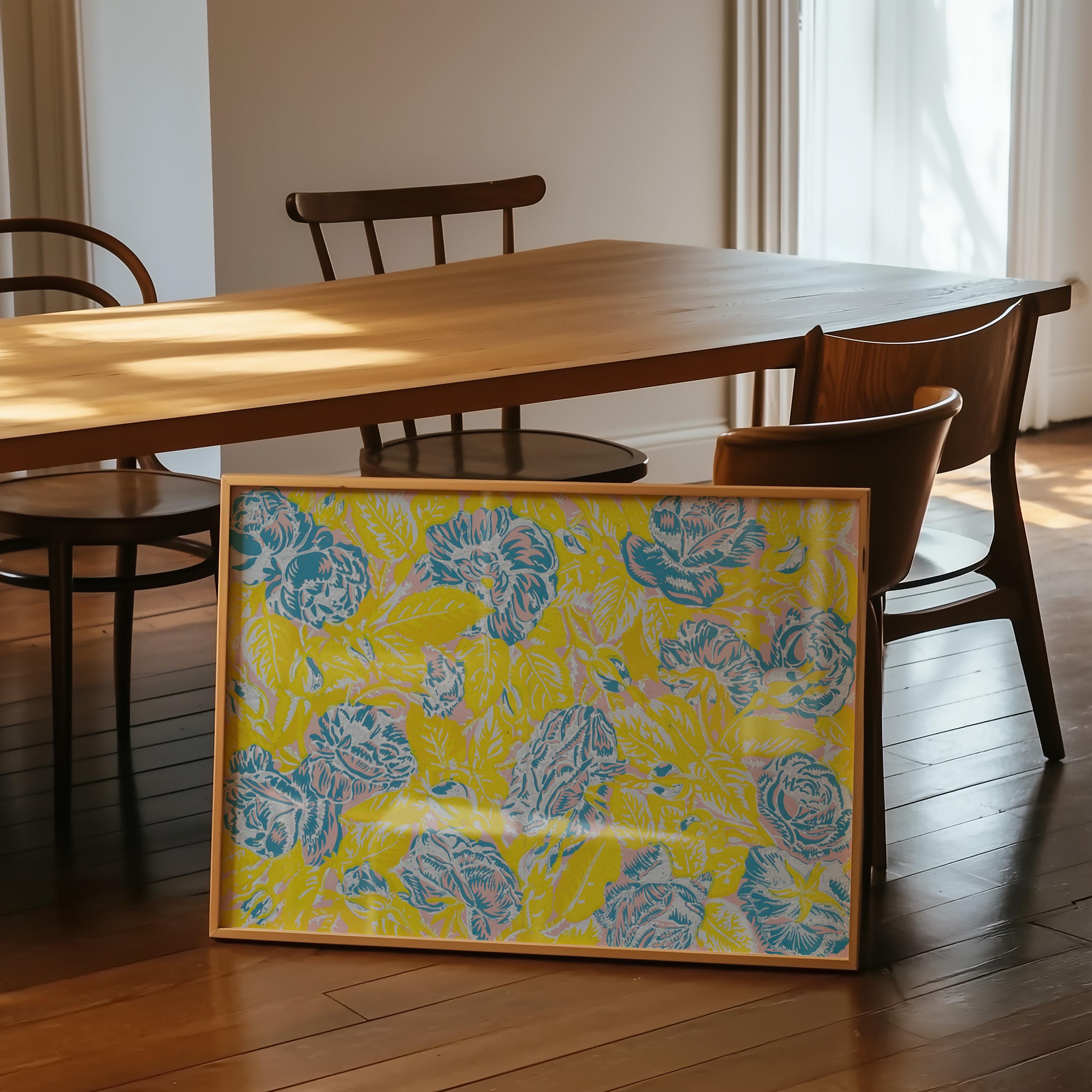 Yellow Papier Horizontal Art Print (Digital Download)