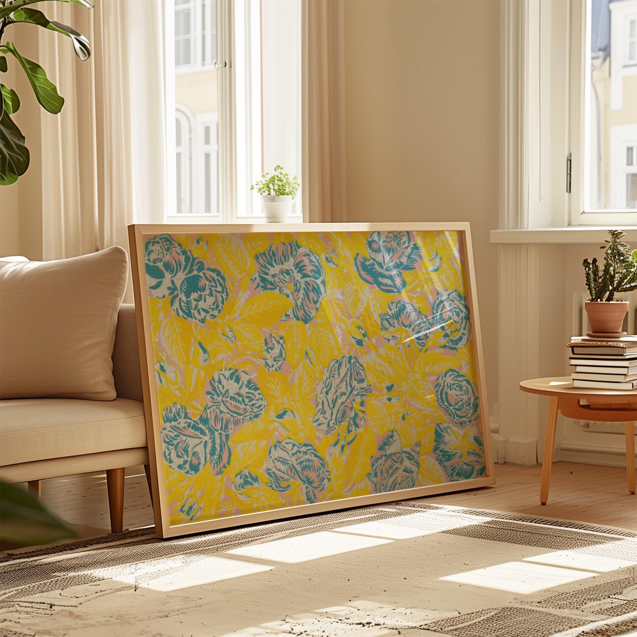 Yellow Papier Horizontal Art Print (Digital Download)